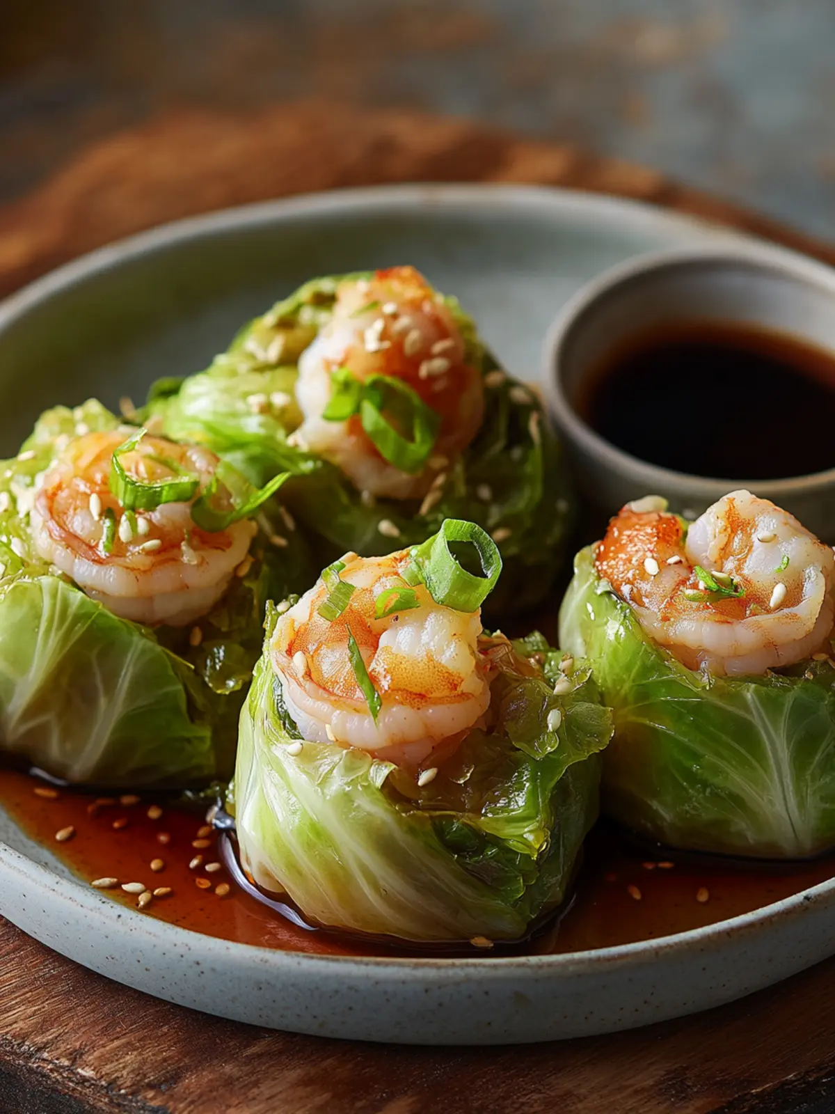 Delicious Shrimp & Ginger Stuffed Cabbage Rolls to Savor 2 Shrimp & Ginger Stuffed Cabbage Rolls