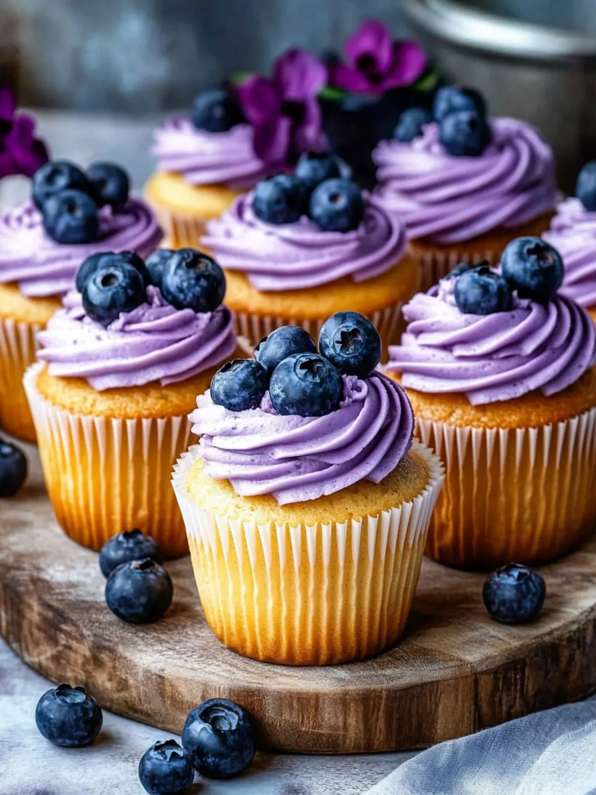 Delicious Blueberry Filled Cupcakes to Brighten Your Day 4 Blueberry Filled Cupcakes