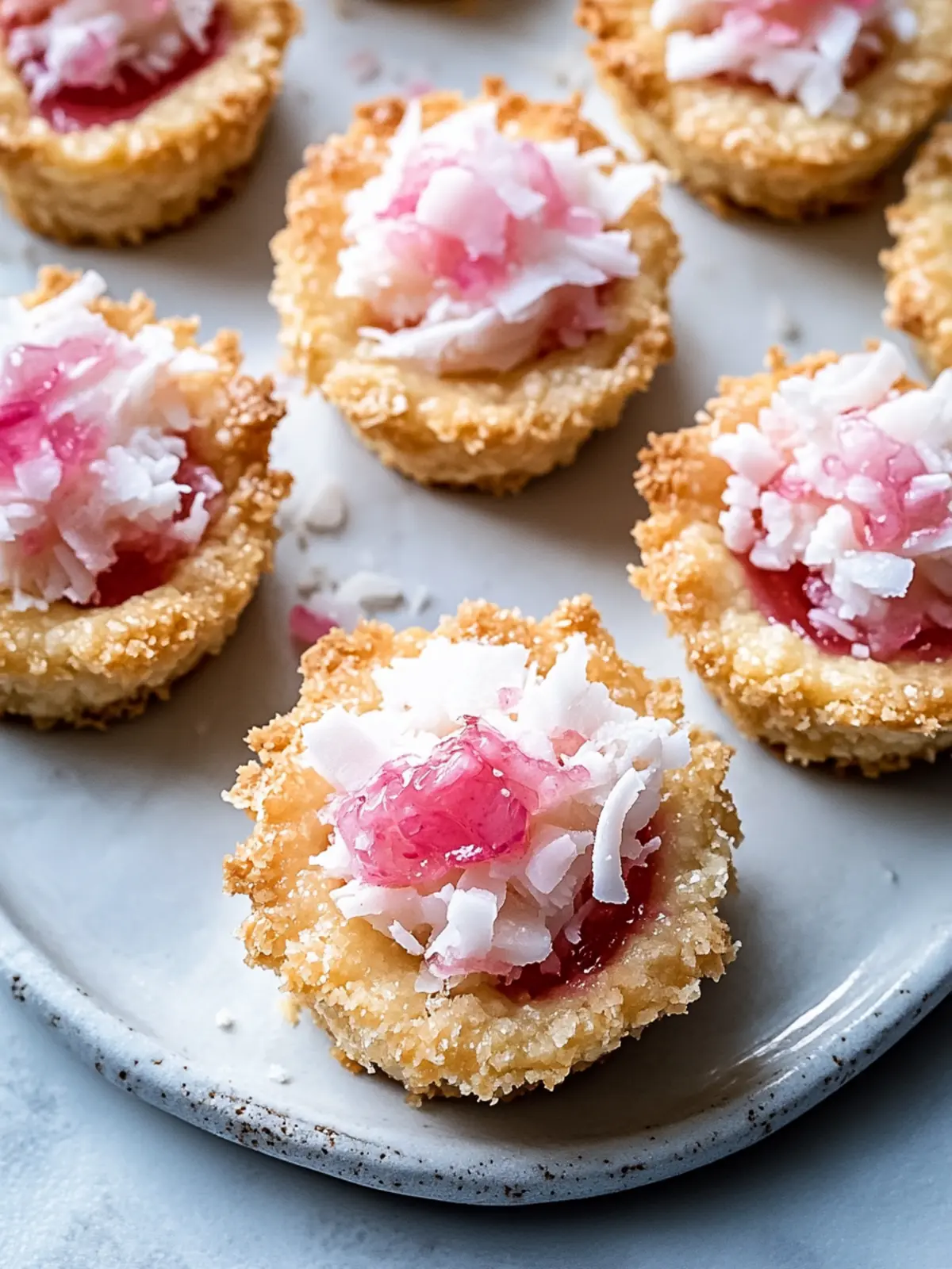 Rhubarb Coconut Macaroon Tarts: Your New Favorite Spring Treat 4 Rhubarb Coconut Macaroon Tarts