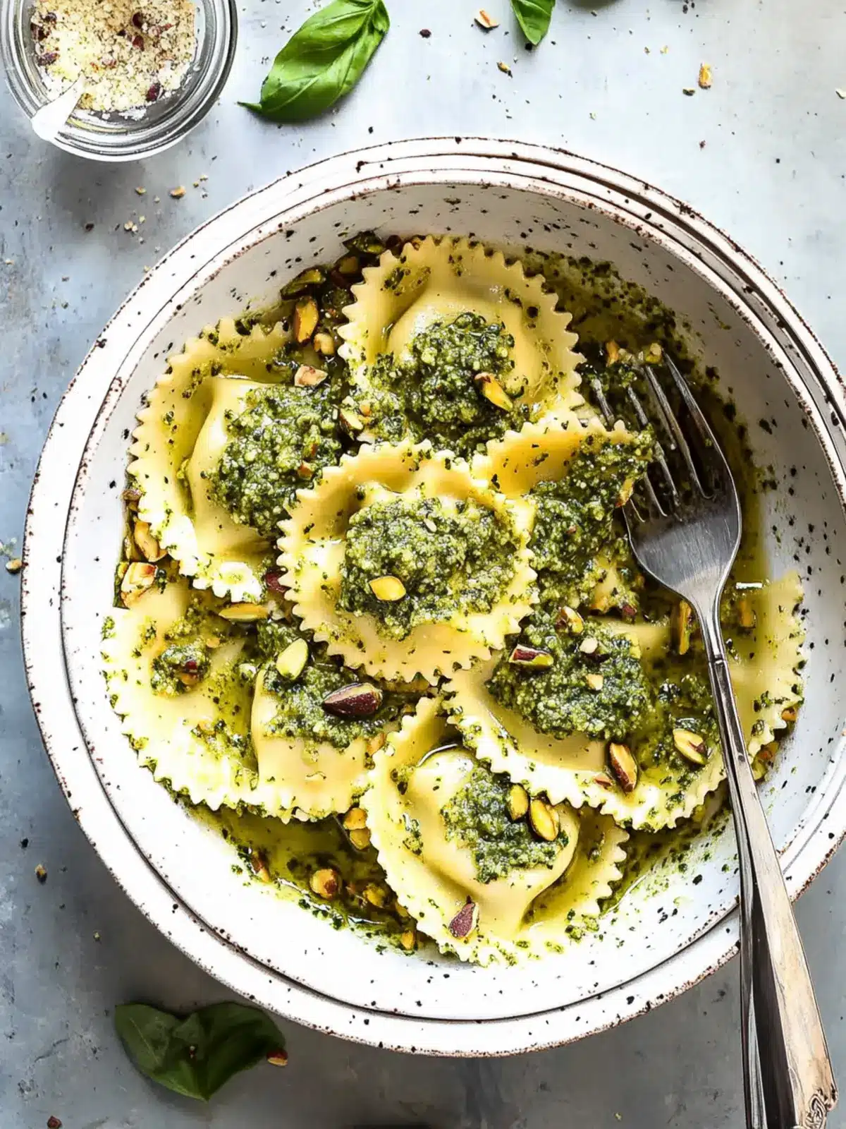 Ravioli with Pistachio Pesto for a Flavorful Dinner Adventure 3 Ravioli with Pistachio Pesto