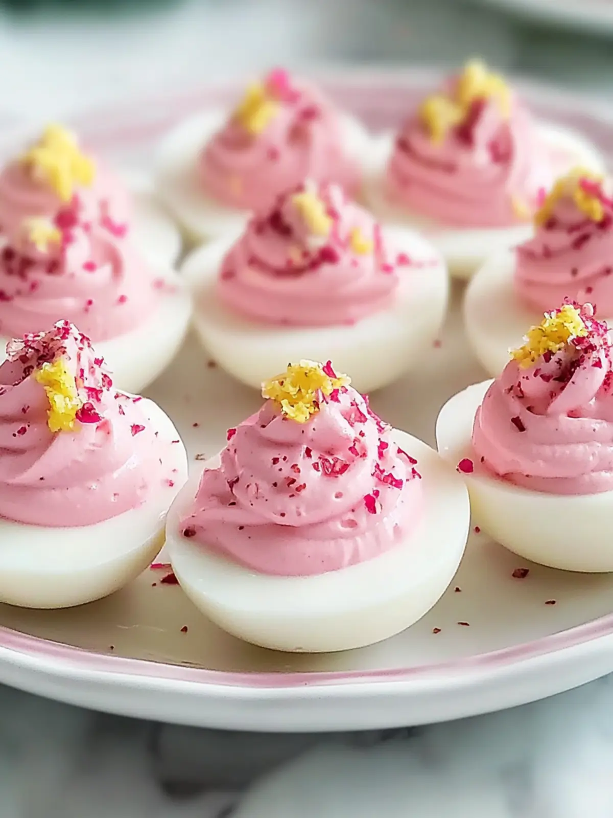 Pretty Pink Deviled Eggs That'll Wow Your Guests 2 Pretty Pink Deviled Eggs