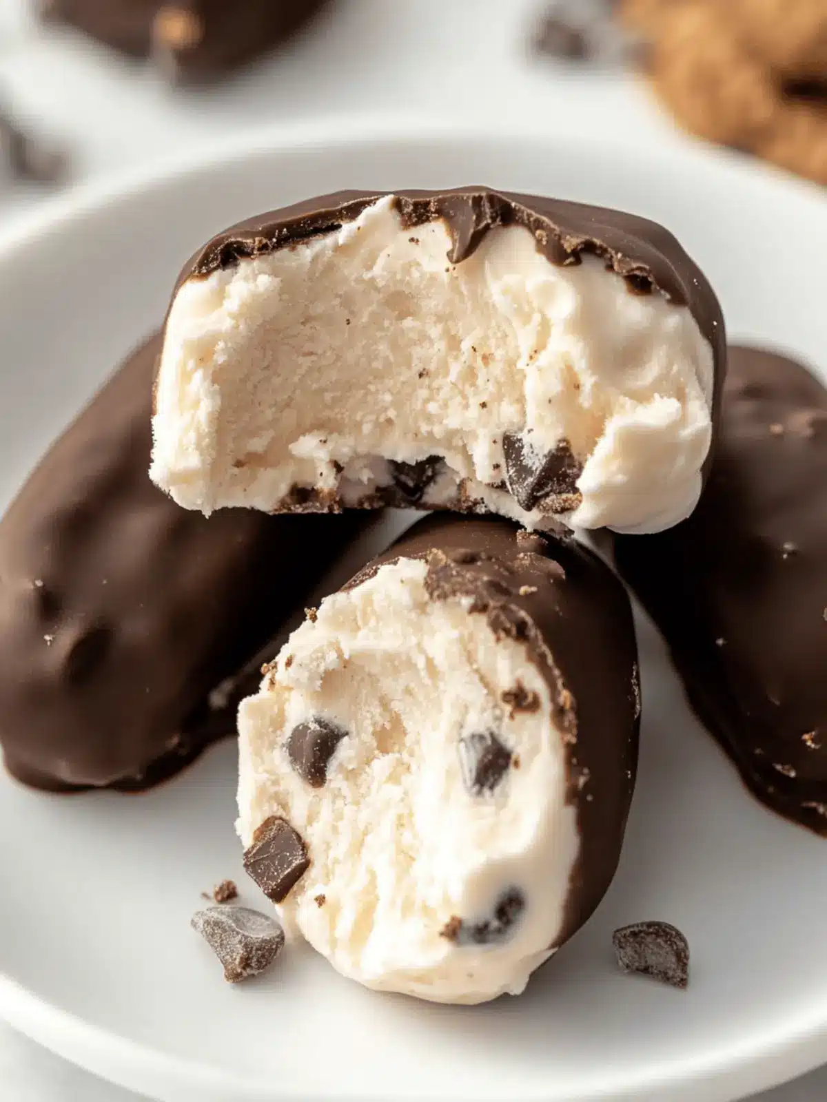 Delicious Cookie Dough Frozen Yogurt Bites for Guilt-Free Indulgence 3 Cookie Dough Frozen Yogurt Bites