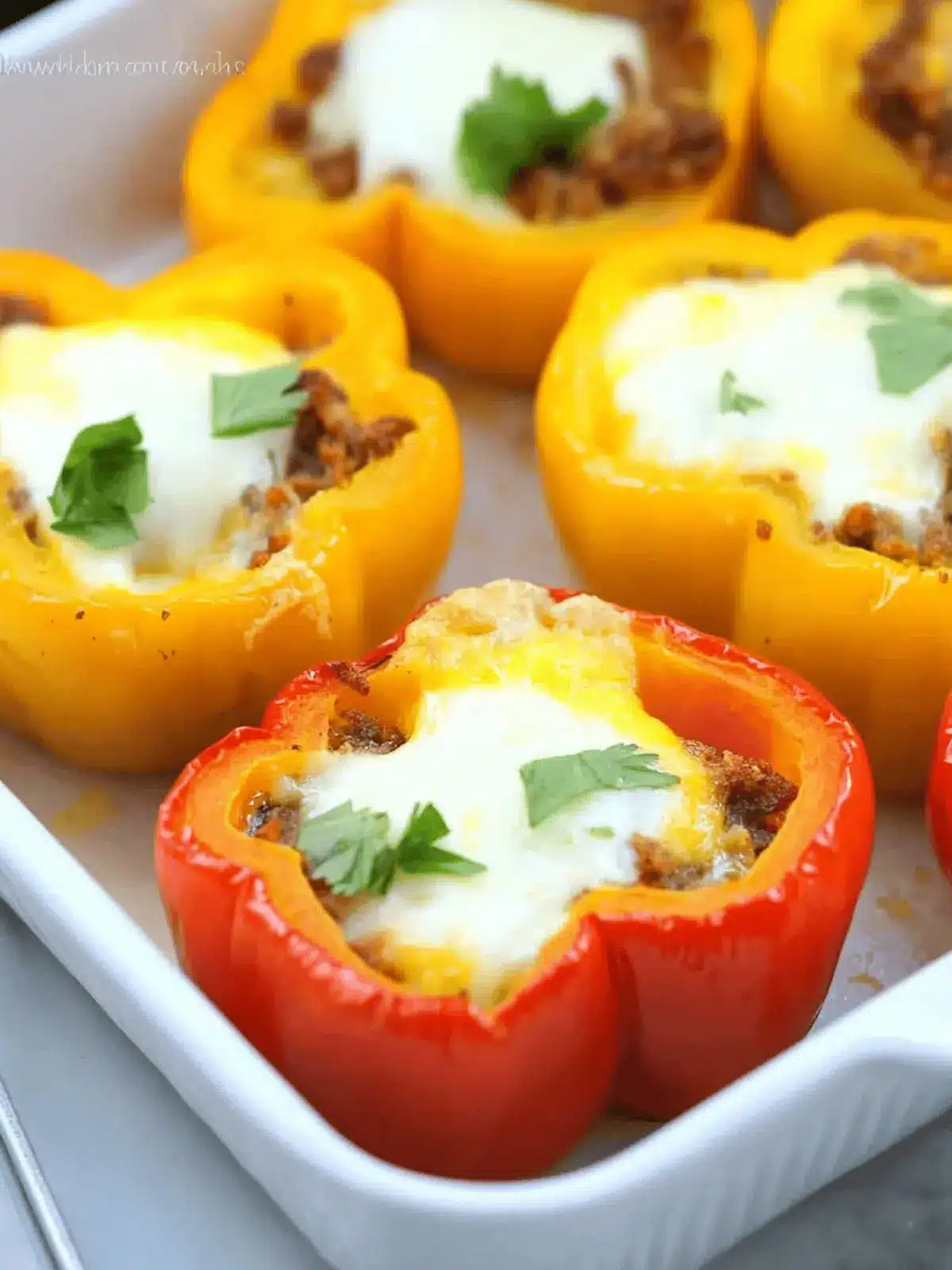 Breakfast Stuffed Peppers: A Hearty Brunch Delight 3 Breakfast Stuffed Peppers