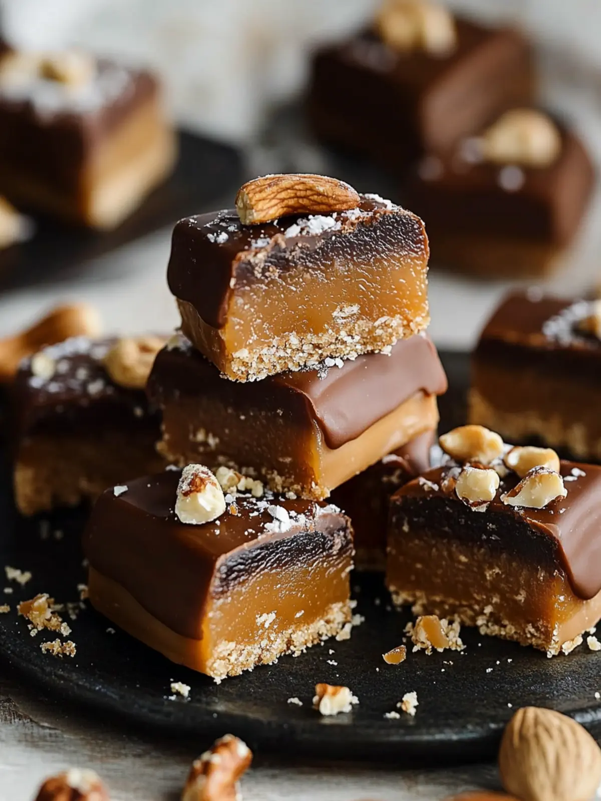 Irresistible Date, Cashew and Caramel Slice You ll Crave 4 Date, Cashew and Caramel Slice