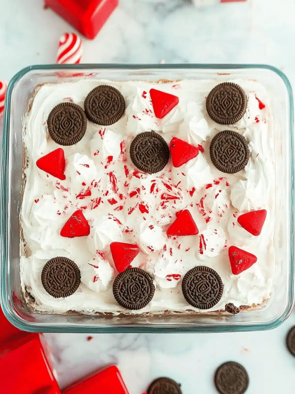 Decadent Peppermint Oreo Poke Cake for Holiday Cheer 2 Peppermint Oreo Poke Cake