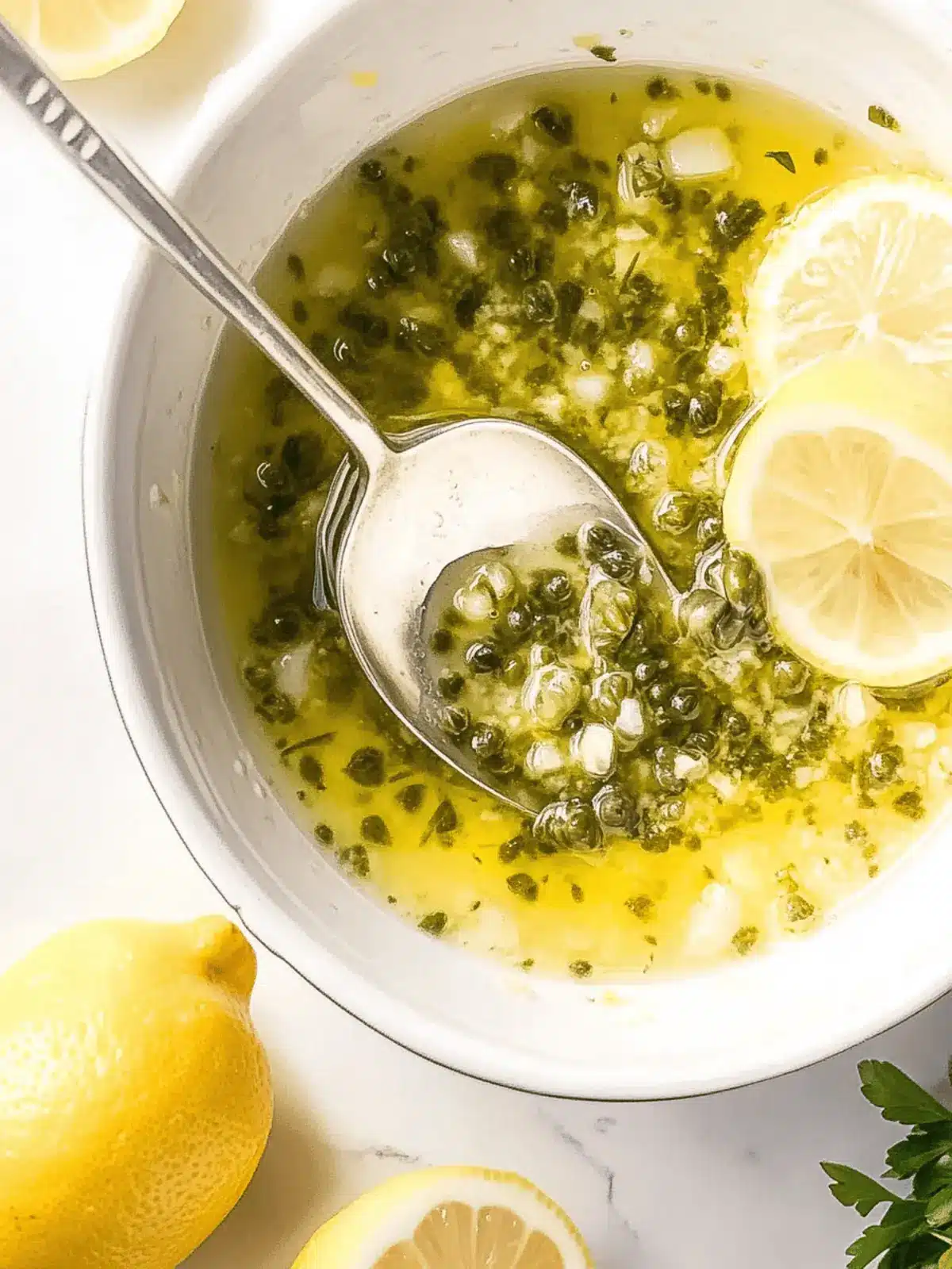 Zesty Lemon Caper Sauce for Flavorful Home-Cooked Meals 2 Lemon Caper Sauce