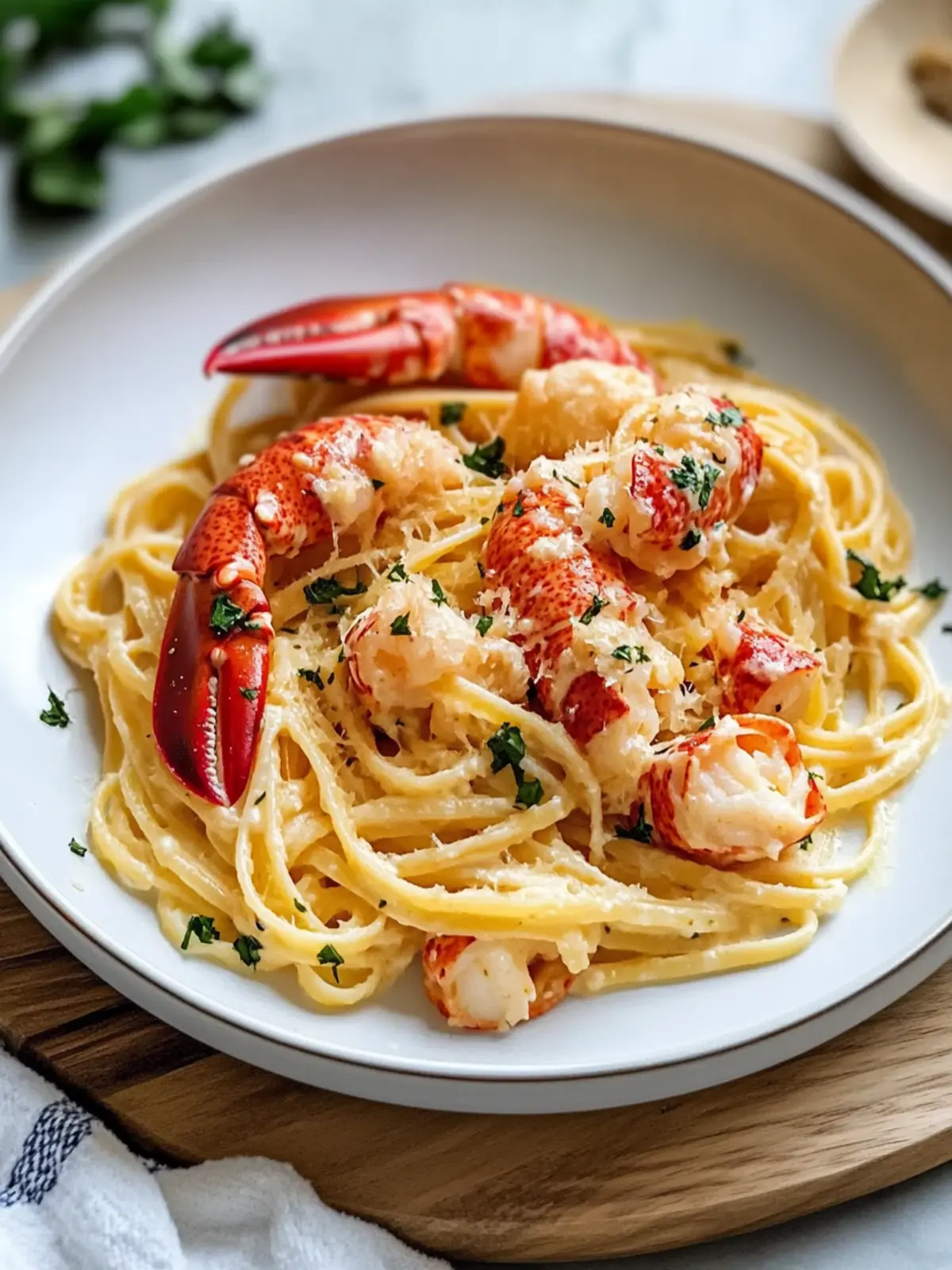 Buttered Lobster Pasta: A Luxurious Homemade Delight 2 Buttered Lobster Pasta