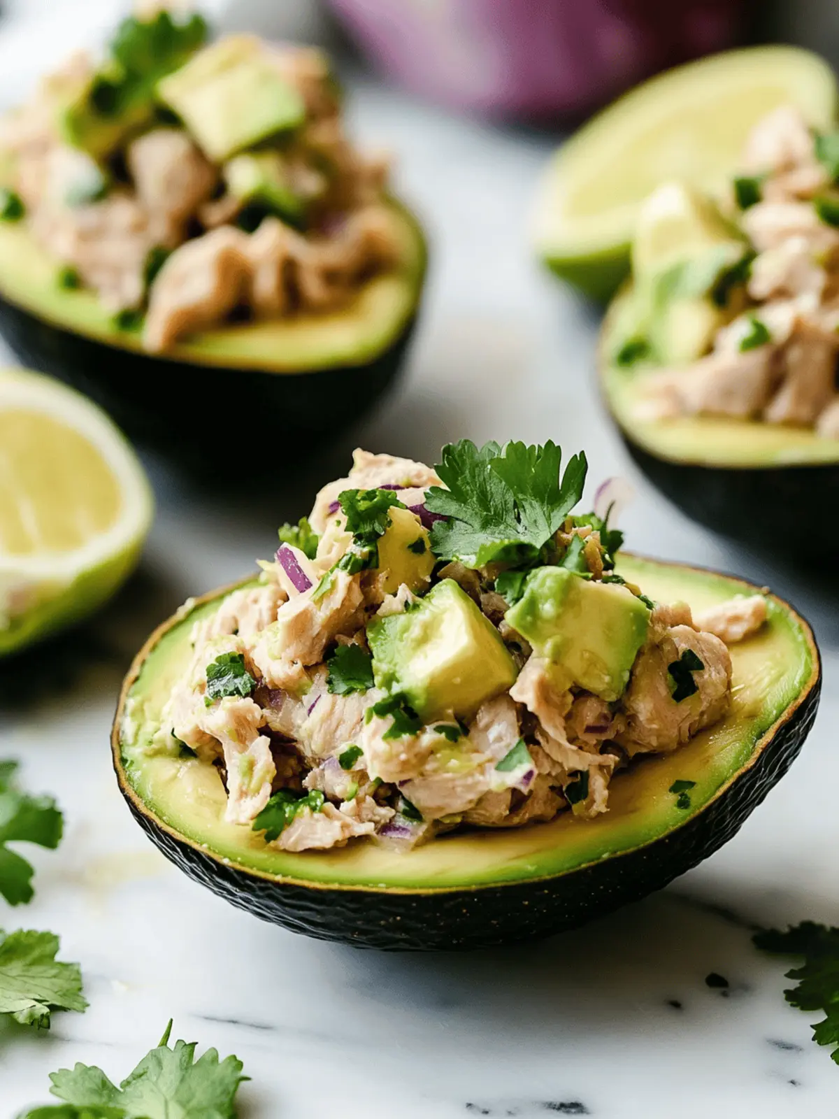 Tuna Stuffed Avocados: A Fresh Twist for Your Taste Buds 2 Tuna Stuffed Avocados