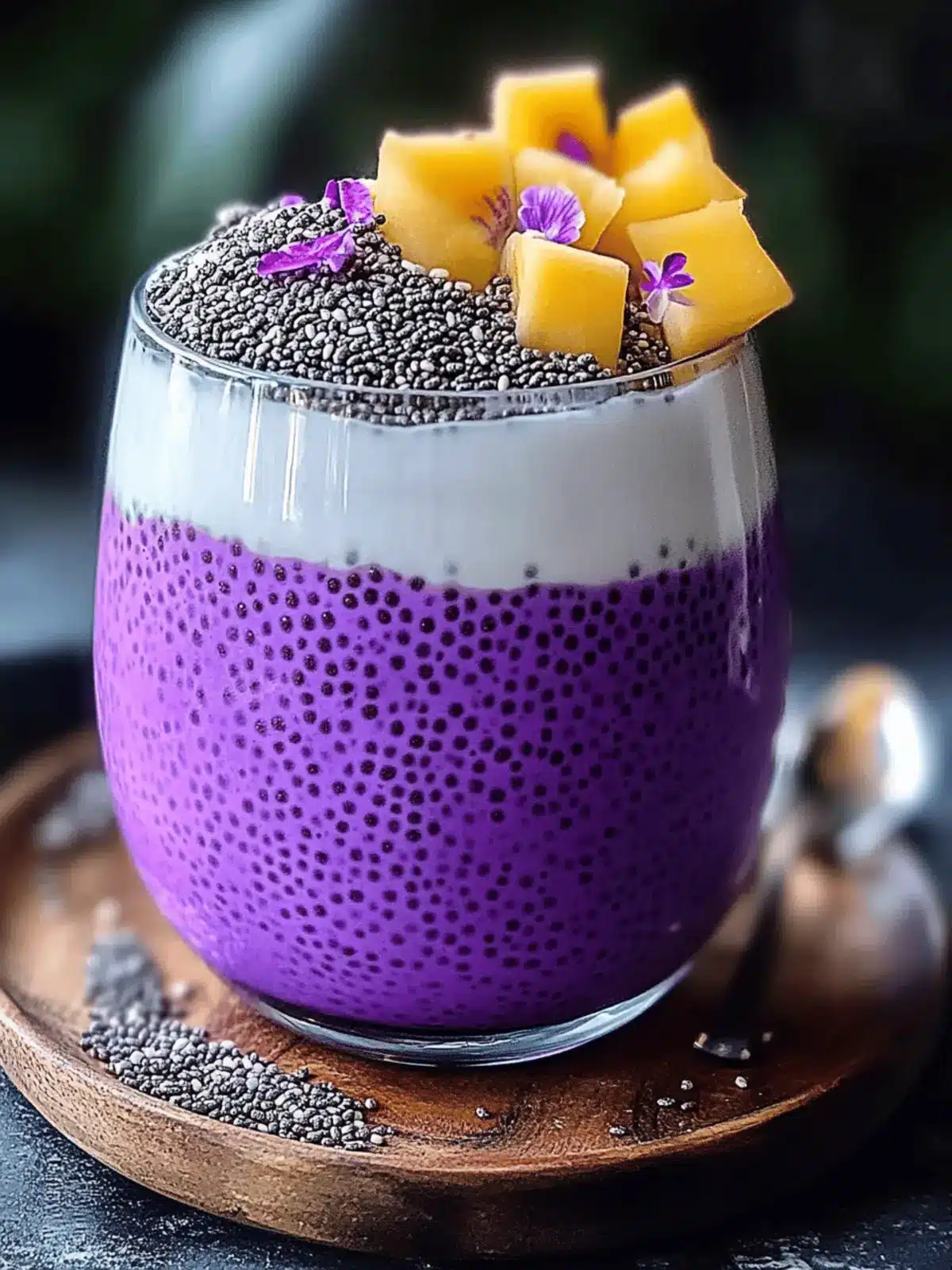 Ube & Coconut Chia Pudding Parfait for Easy Tropical Bliss 4 Ube & Coconut Chia Pudding Parfait