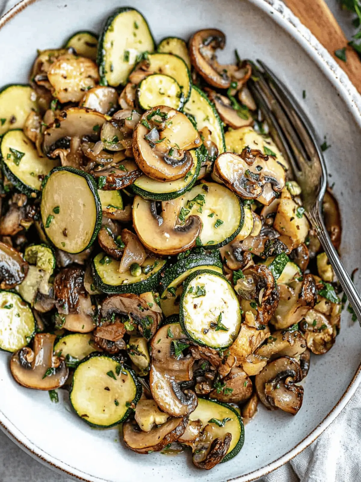 Saut ed Zucchini and Mushrooms for a Flavorful Feast 2 Zucchini and Mushrooms