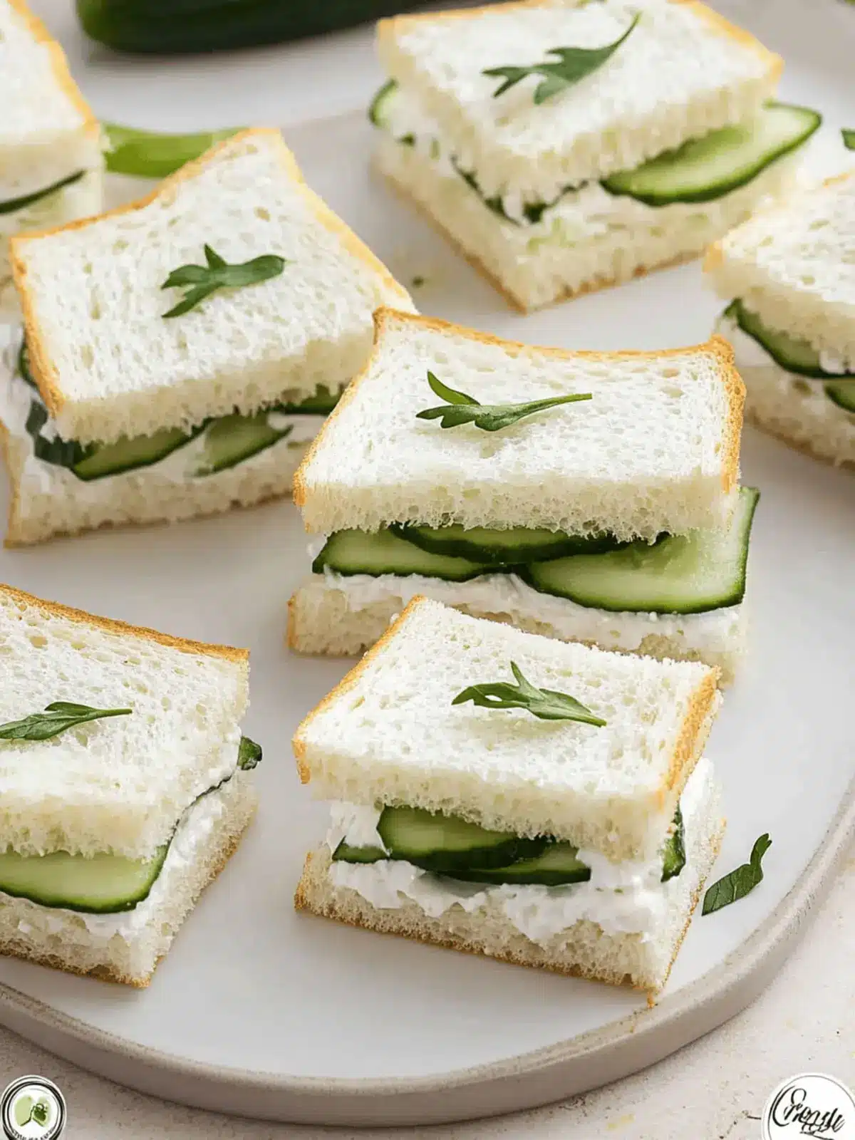 Delicious Cucumber Sandwiches for Fresh Flavorful Snacking 2 Cucumber Sandwiches