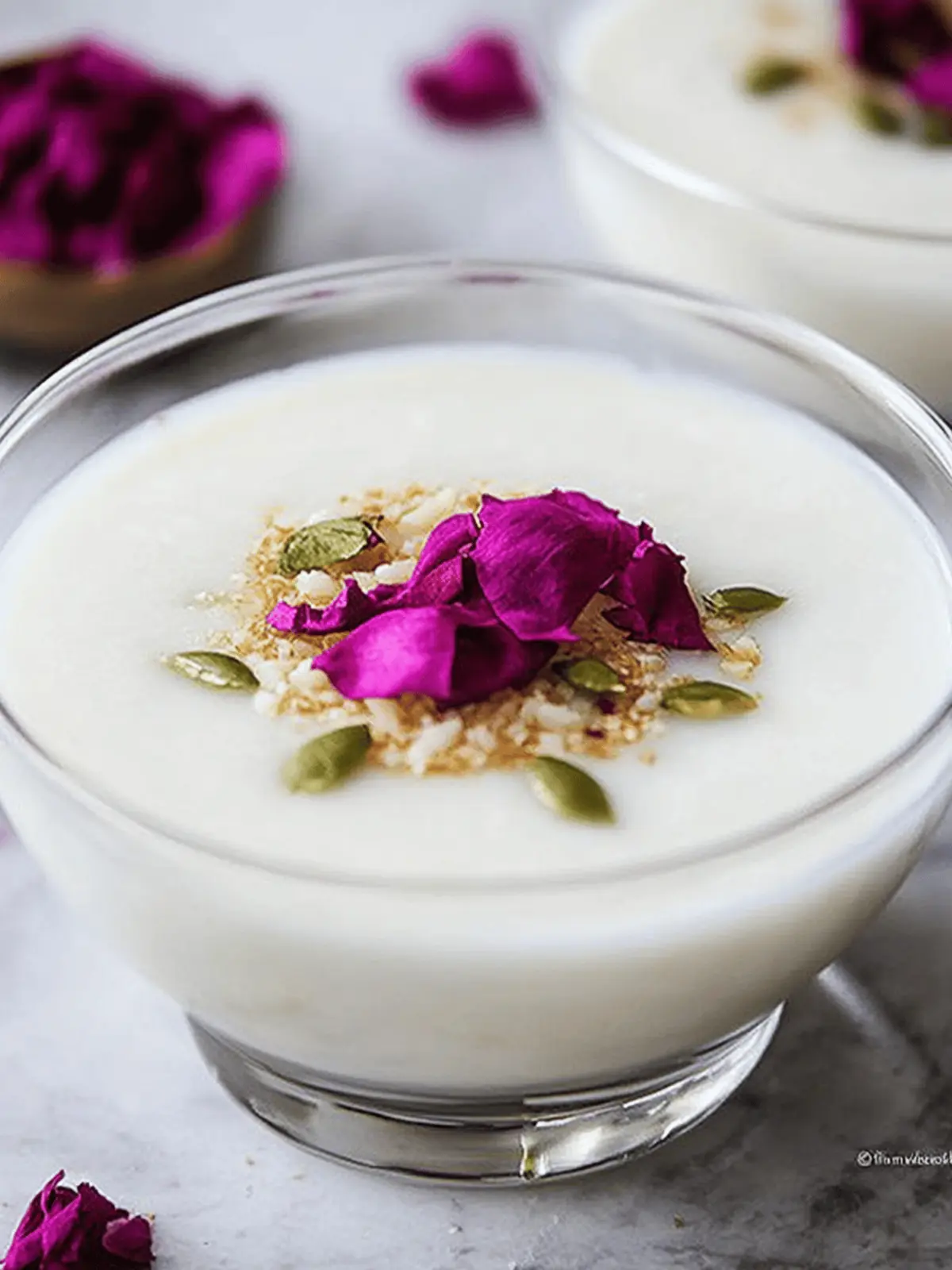 Creamy Fereni Recipe (Persian Rice Flour Pudding) in 30 Minutes 2 Fereni Recipe (Persian Rice Flour Pudding)