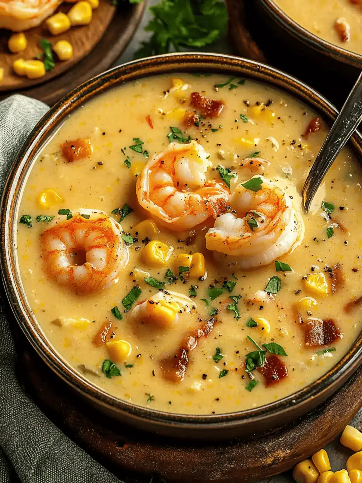 Delicious New Orleans Shrimp and Corn Bisque to Warm Your Soul 2 New Orleans Shrimp and Corn Bisque