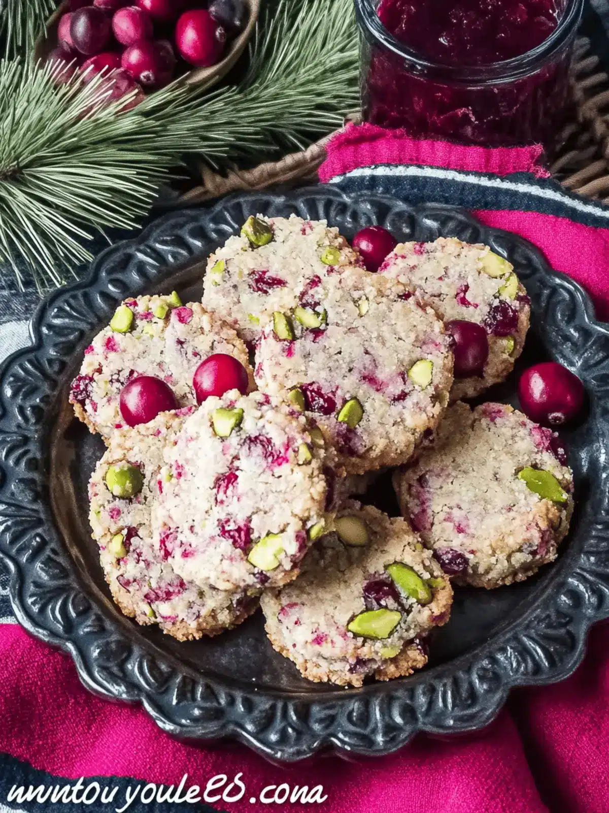 Deliciously Sugar Free Cranberry Pistachio Cookies Bliss 4 Cranberry Pistachio Cookies