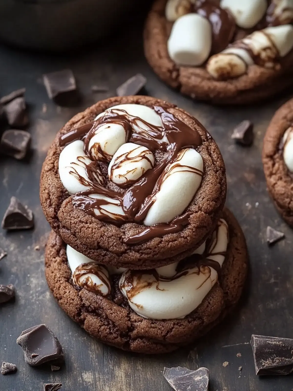 Decadent Marshmallow Chocolate Cookies Everyone Will Love 2 Marshmallow Chocolate Cookies