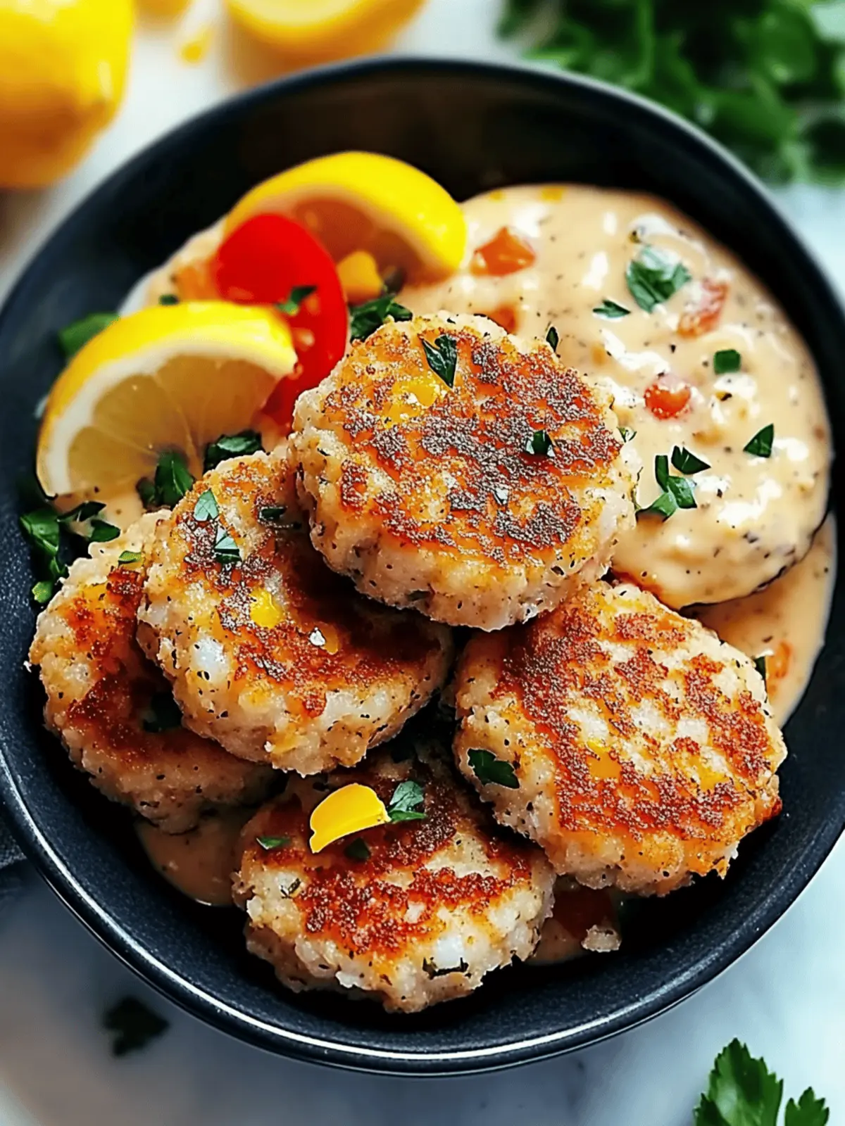 Savory Shrimp Cakes with Zesty Lemon Aioli for Any Occasion 3 Shrimp Cakes with Lemon Aioli