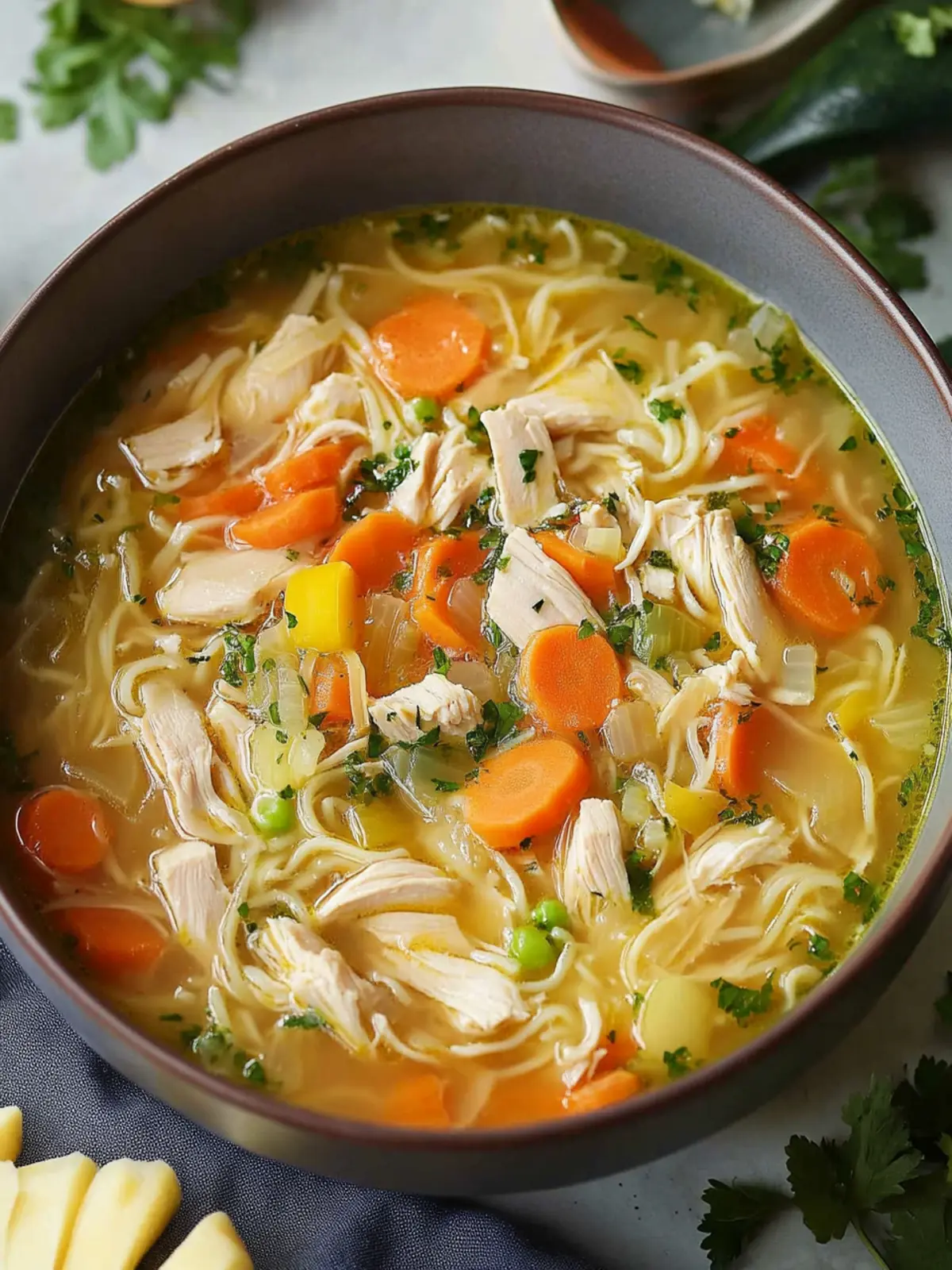 Cozy Up with Chicken & Vermicelli Soup That Comforts Fast! 4 Chicken & Vermicelli Soup