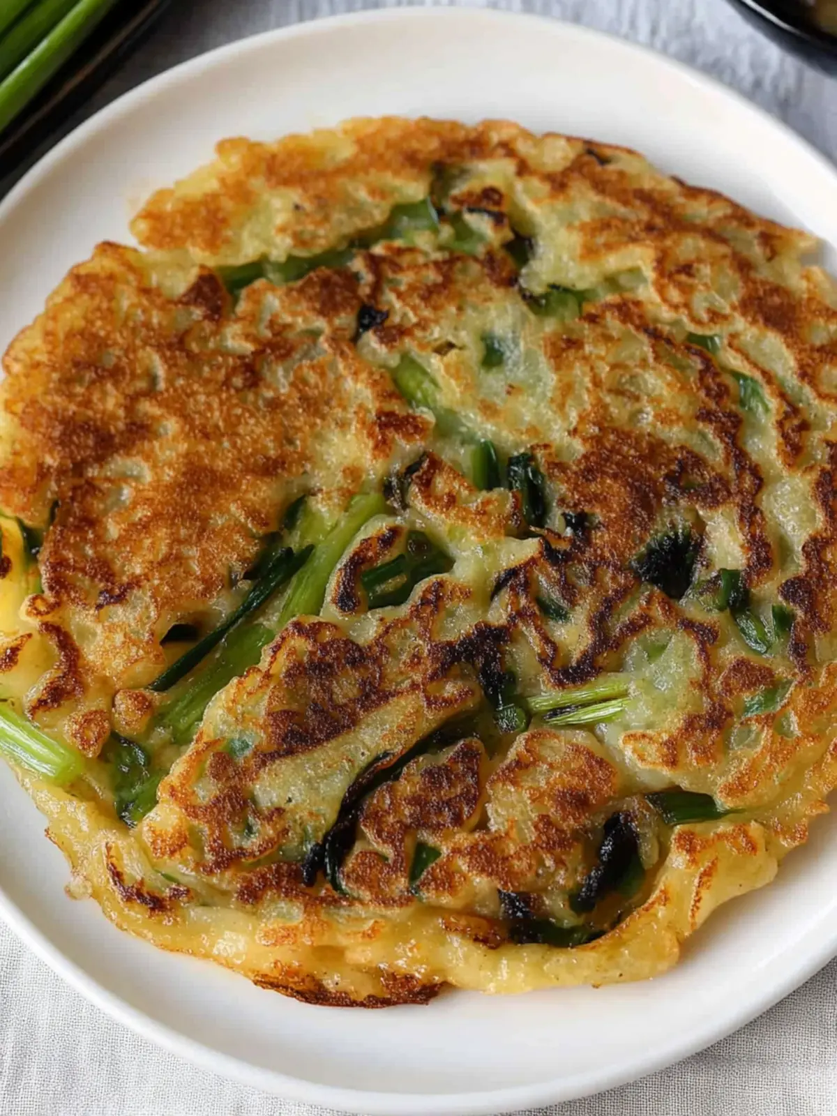 Crispy Korean Scallion Pancake Recipe You ll Love to Make 4 Korean Scallion Pancake