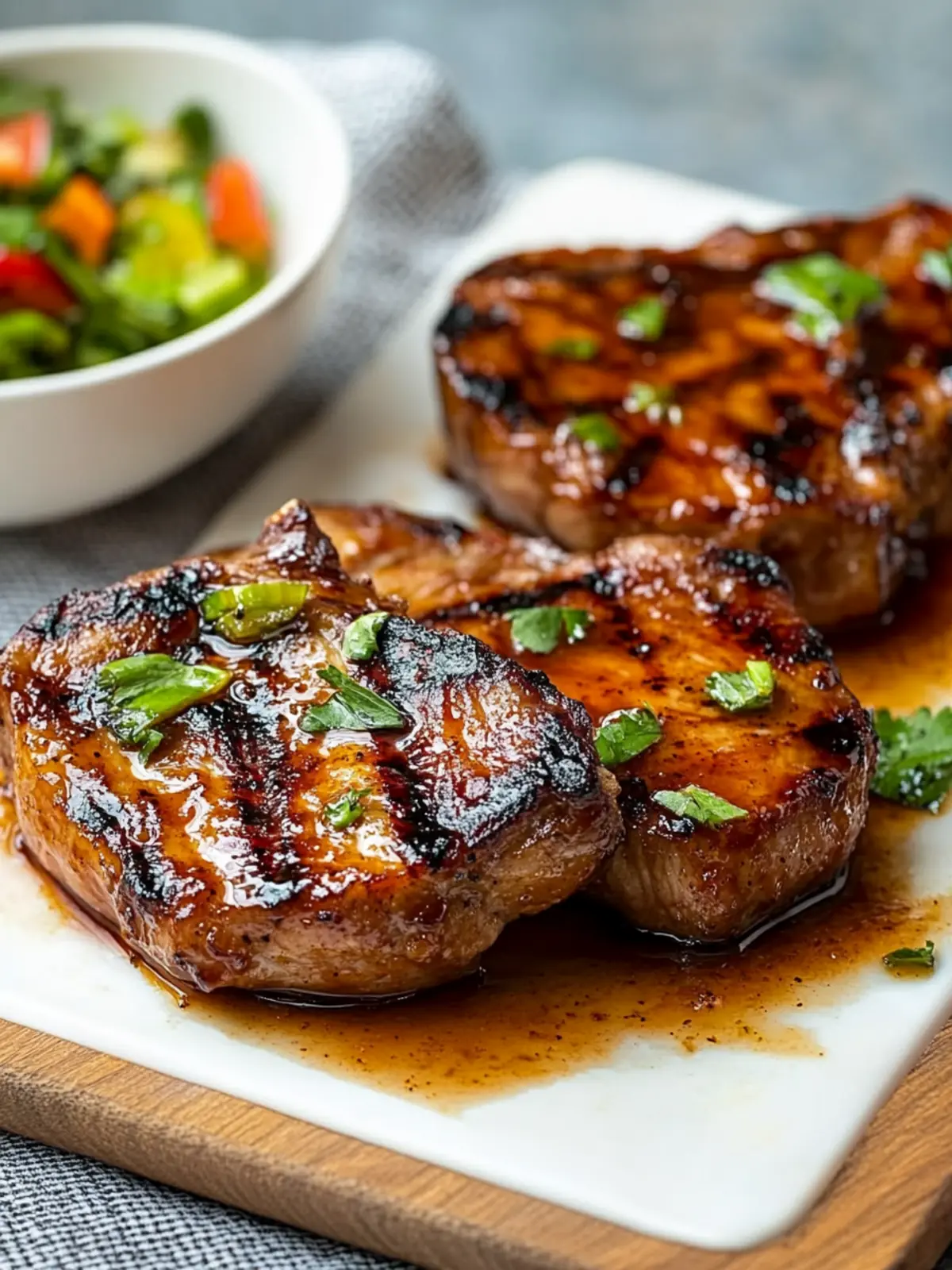 Sweet and Spicy Honey Sriracha Pork Chops You'll Love 4 Honey Sriracha Pork Chops