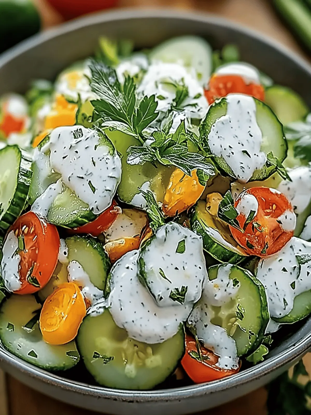Cucumber Ranch Crack Salad: A Fresh Twist on Comfort Food 4 Cucumber Ranch Crack Salad