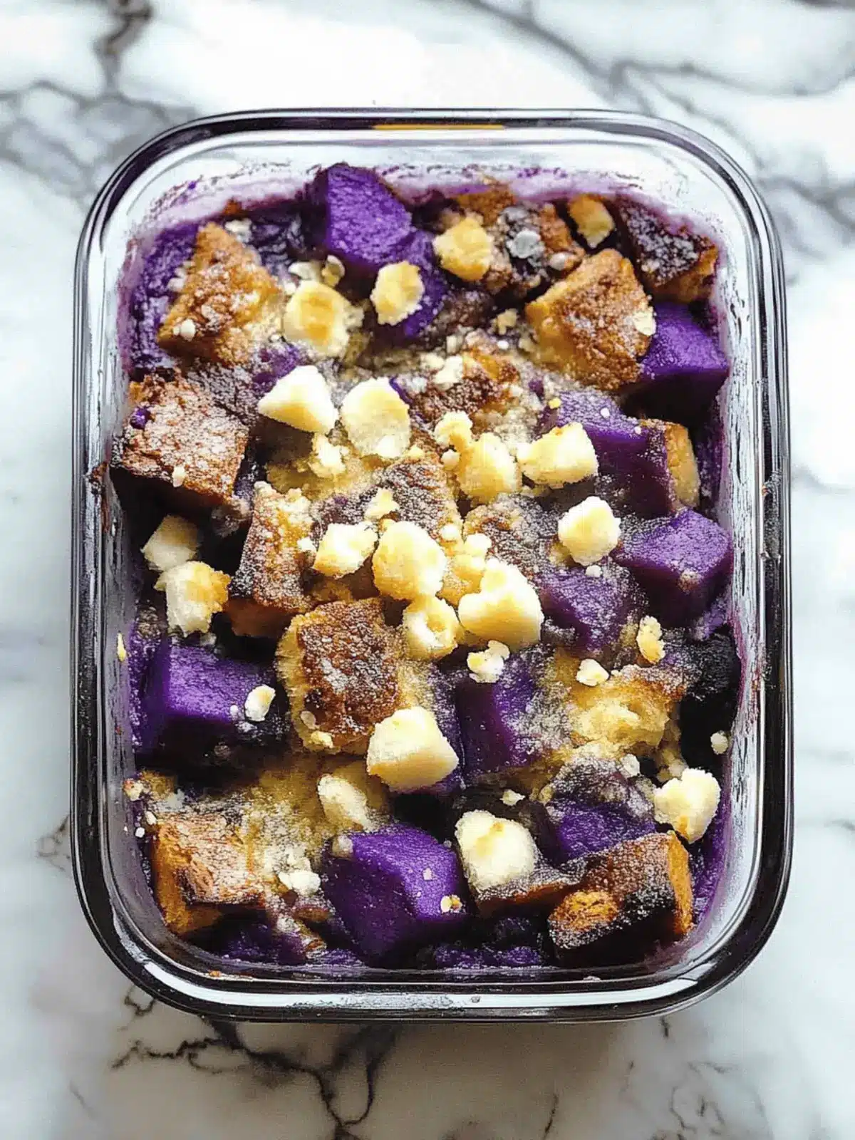 Delicious Ube Bread Pudding to Sweeten Your Day 3 Ube Bread Pudding