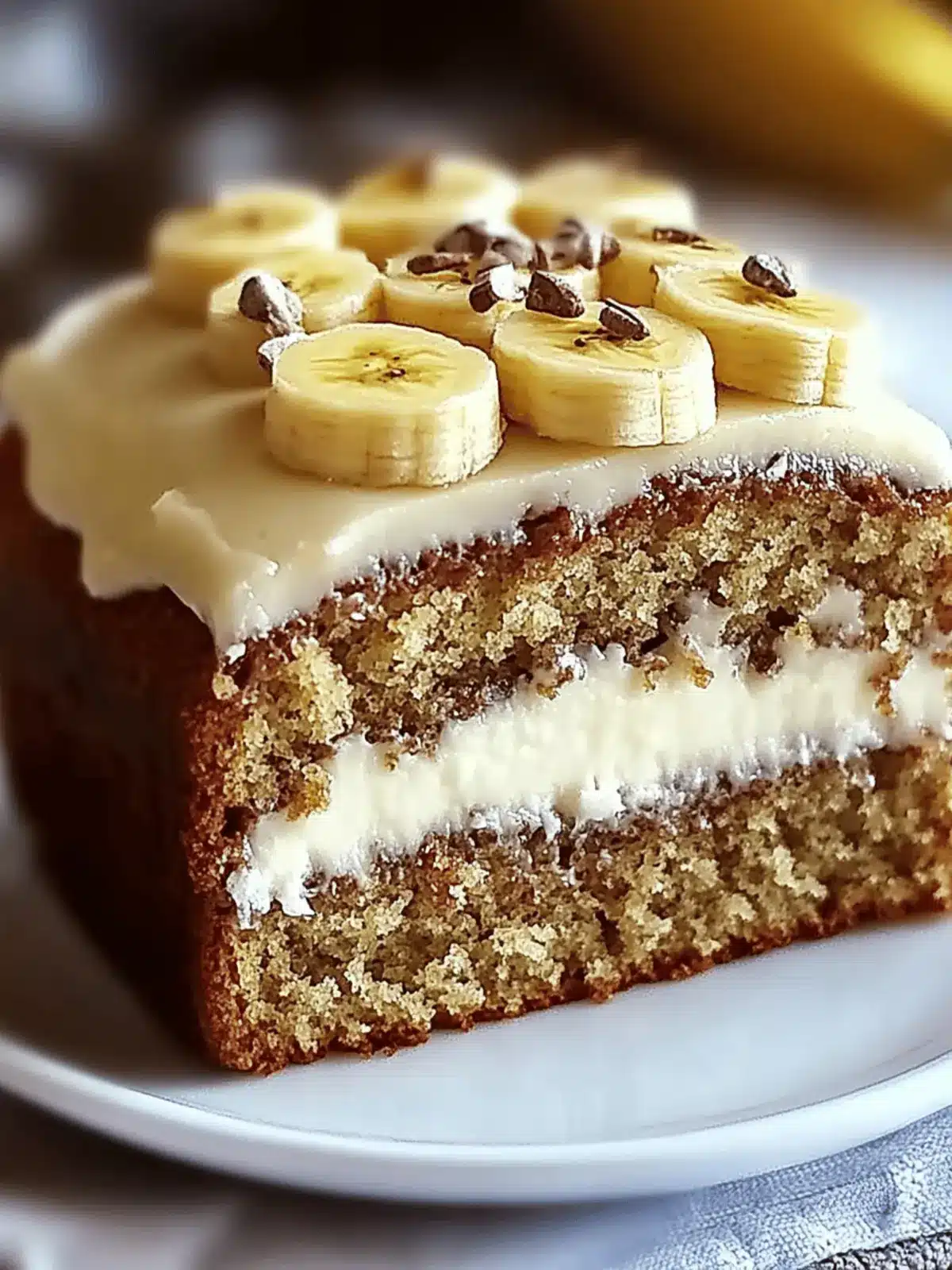 Irresistibly Moist Banana Bread Cake with Cream Cheese Frosting 3 Banana Bread Cake with Cream Cheese Frosting