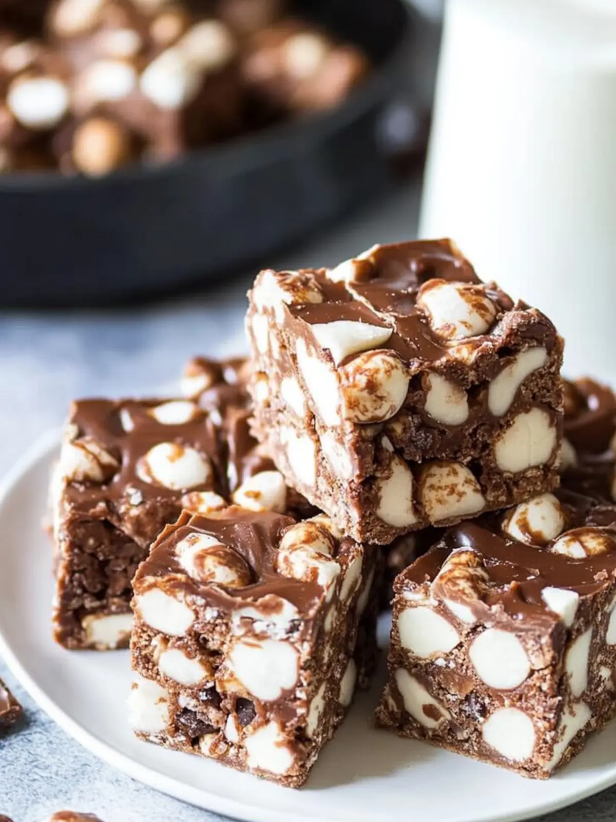 Indulgent No Bake Rocky Road Bars You ll Crave Daily 4 No Bake Rocky Road Bars