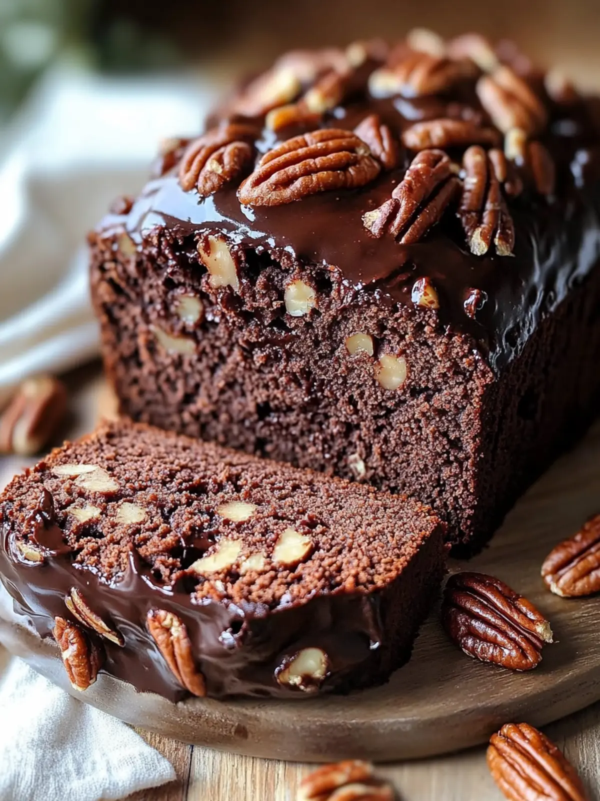 Luscious Chocolate Pecan Loaf: A Decadent Delight at Home 3 Luscious Chocolate Pecan Loaf