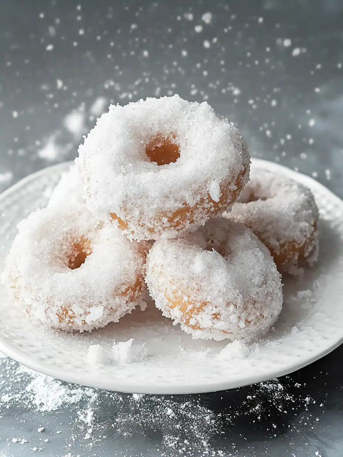 Irresistibly Soft Snowball Donuts Ready in Just 8 Minutes! 3 Snowball Donuts