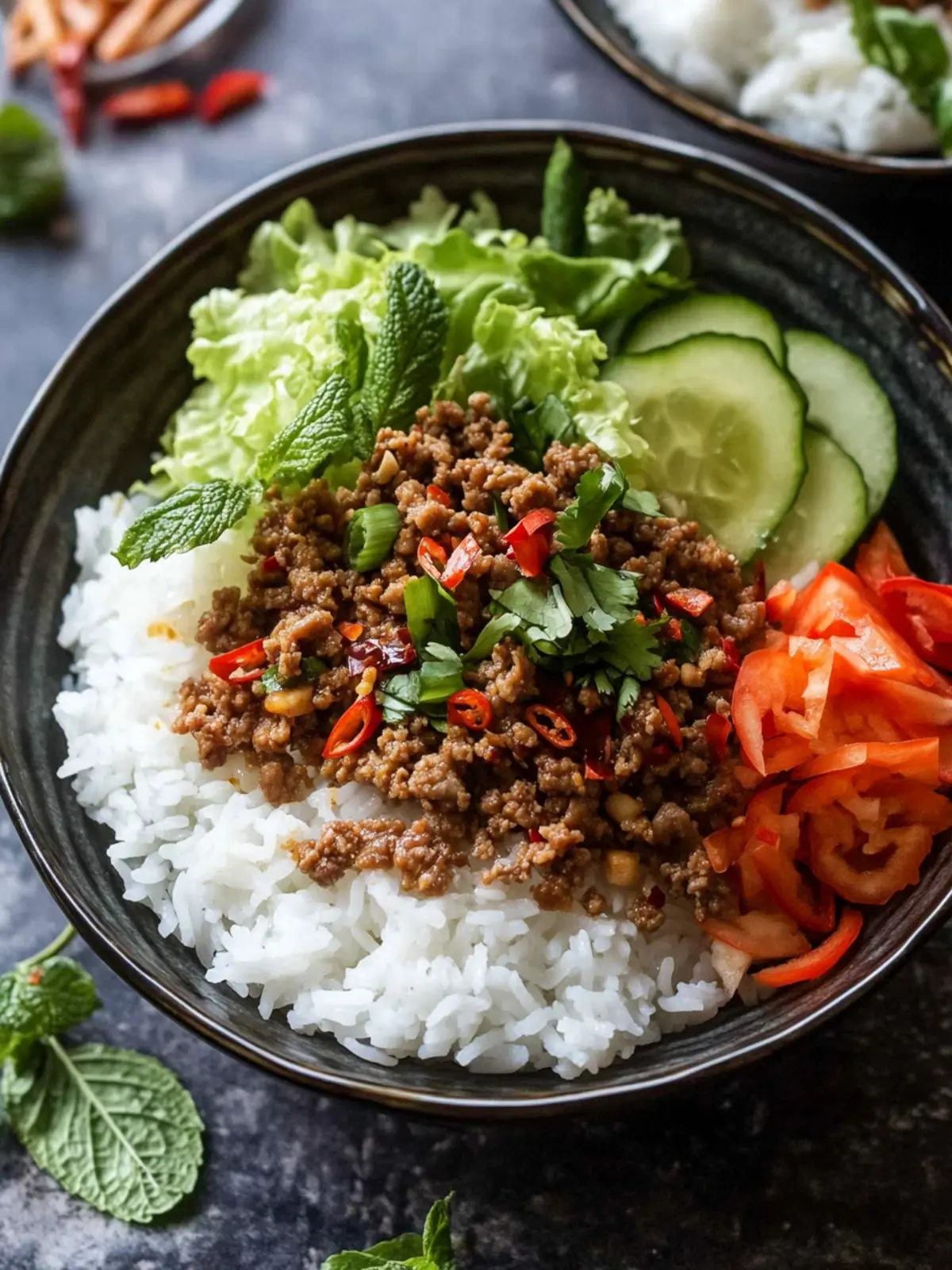 Savory Vietnamese Ground Pork and Rice Bowls You ll Love 3 Vietnamese Ground Pork and Rice Bowls