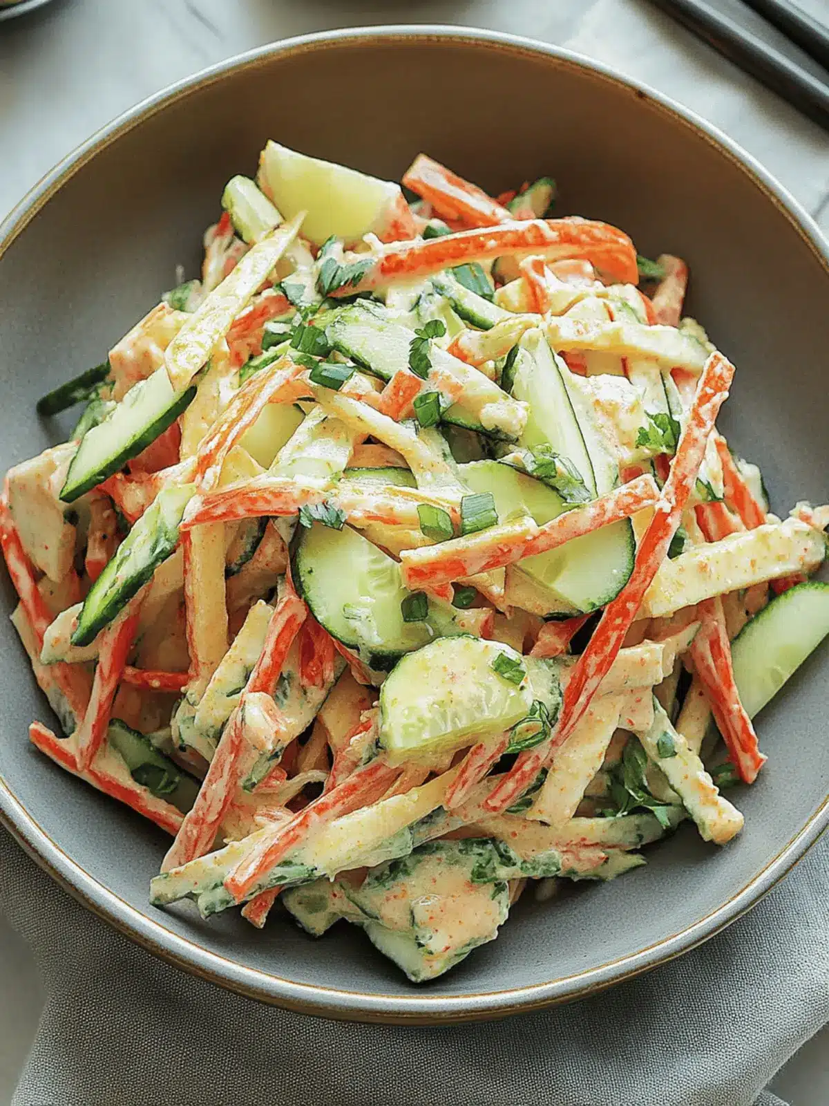 Kani Salad Bliss: Your Go-To for Fresh Flavor Awesomeness 4 Kani Salad