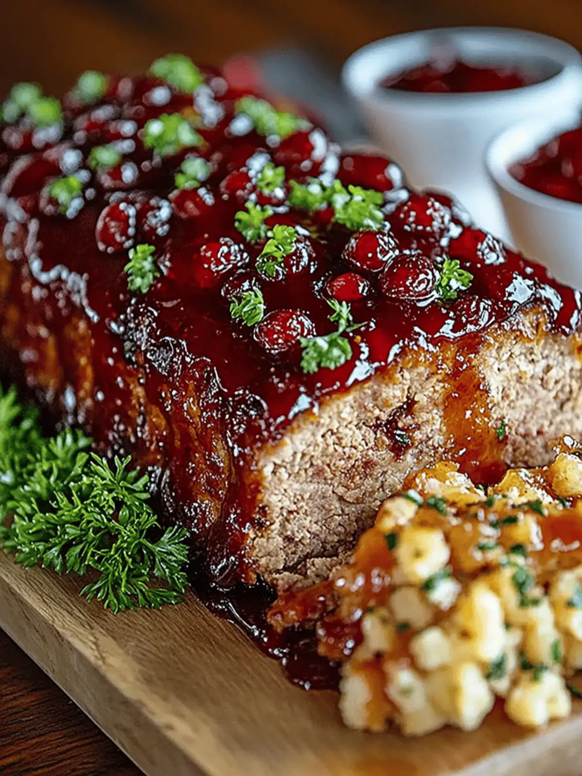 Cranberry Maple Glazed Meatloaf for Heartwarming Meals 2 Cranberry Maple Glazed Meatloaf