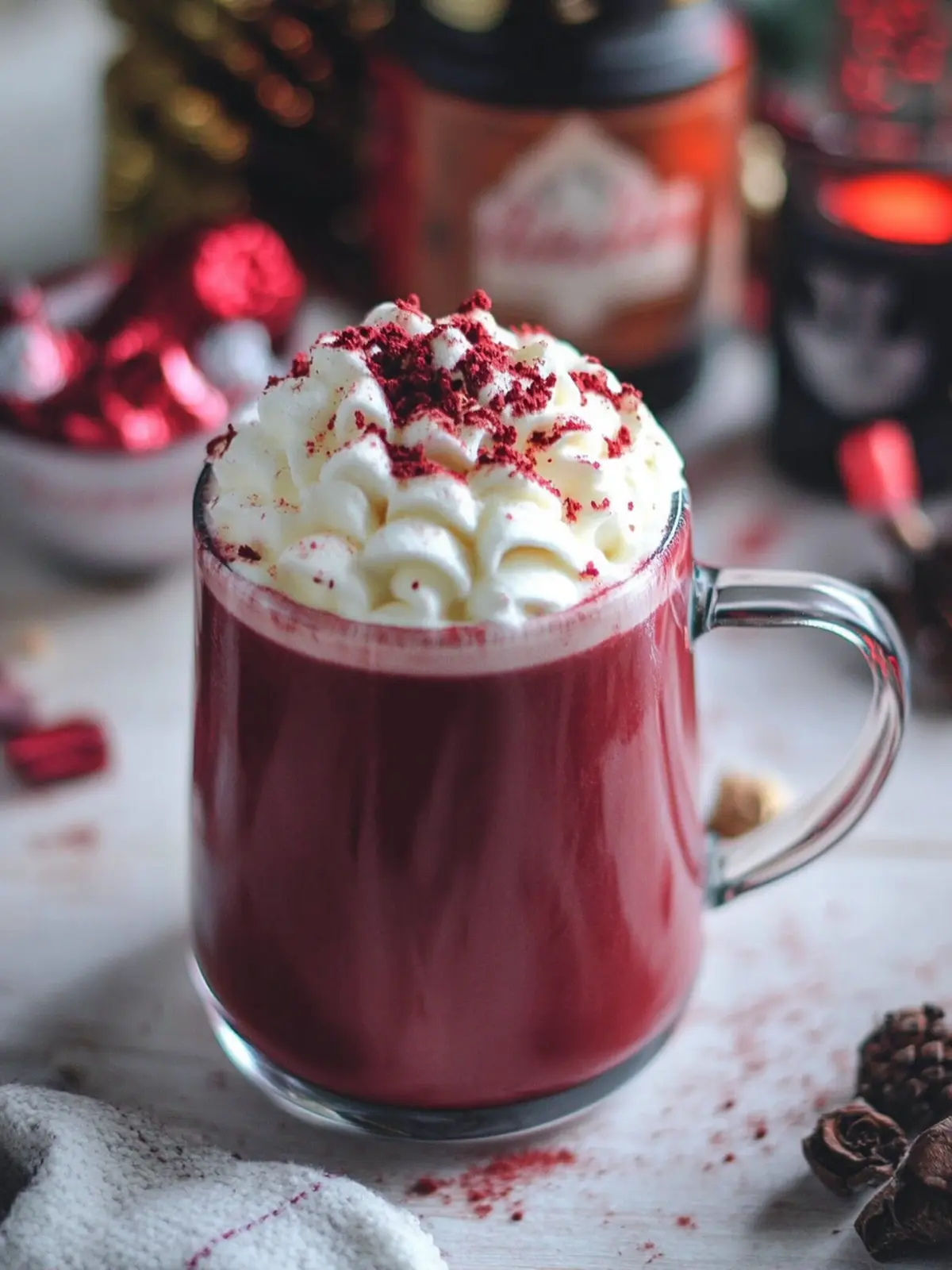 Decadent Red Velvet Hot Chocolate for Cozy Evenings 2 Red Velvet Hot Chocolate