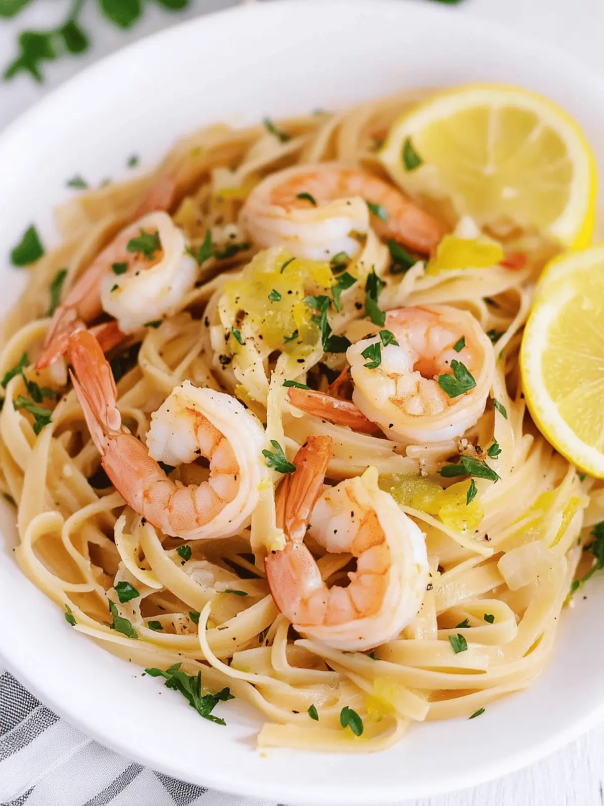 Quick Shrimp Scampi Linguine Ready in 20 Minutes! 2 Shrimp Scampi Linguine