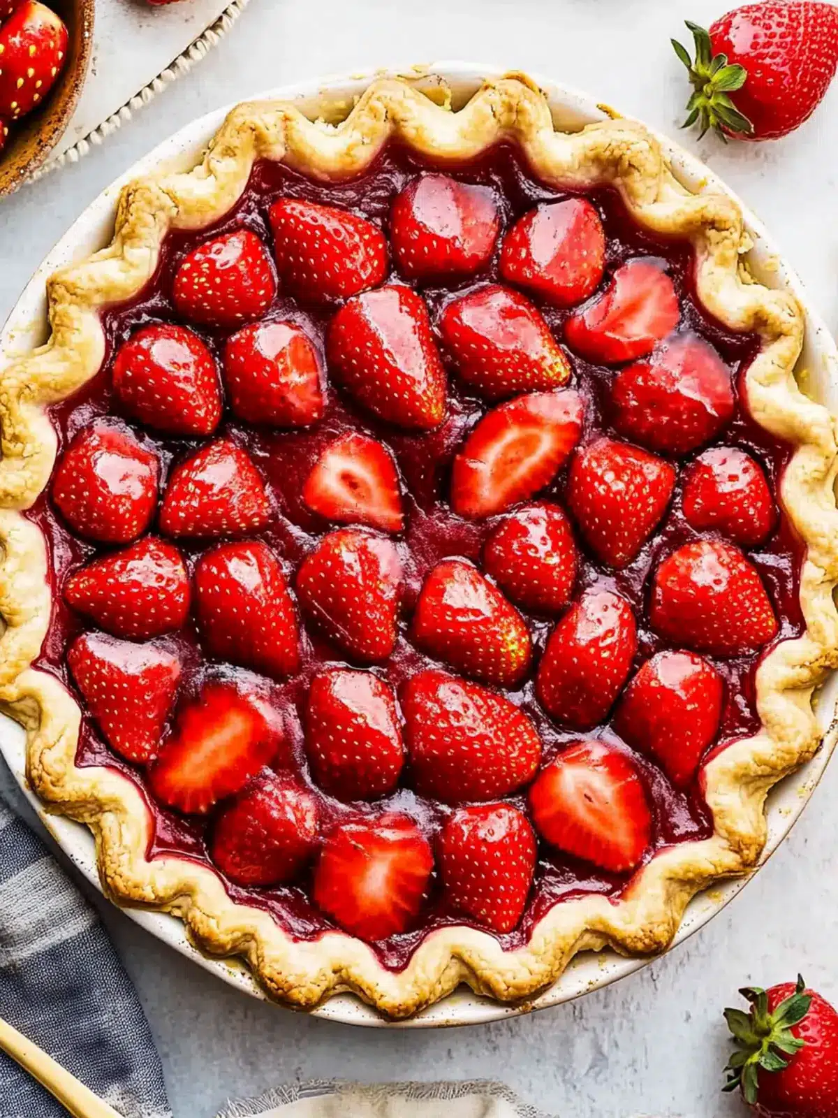 Irresistible Fresh Strawberry Pie Recipe Your Family Will Love 4 Fresh Strawberry Pie