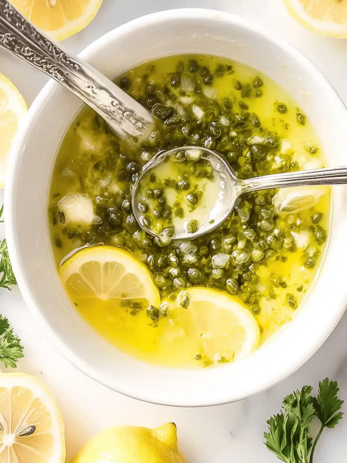 Zesty Lemon Caper Sauce for Flavorful Home-Cooked Meals 4 Lemon Caper Sauce