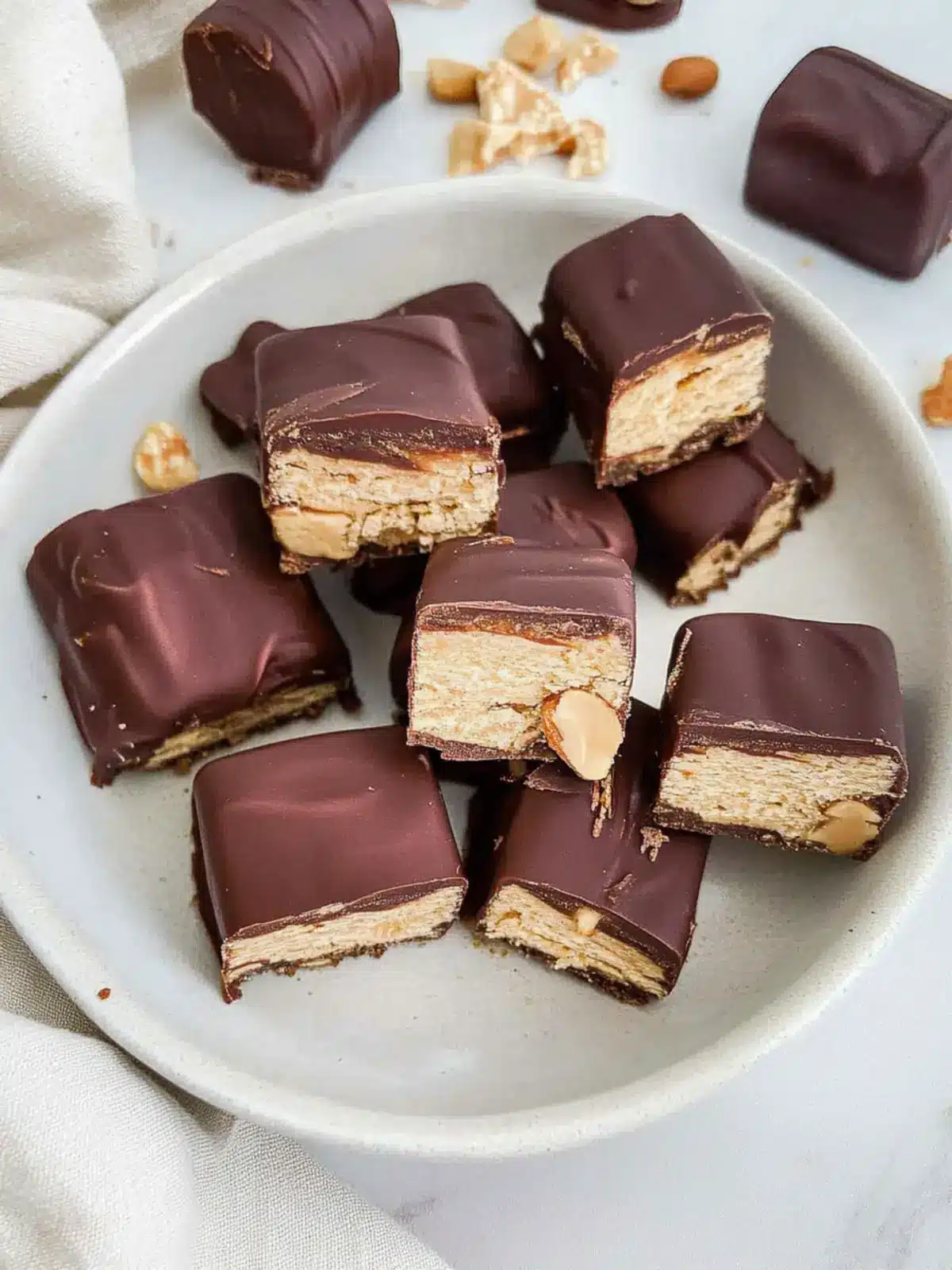 Indulge in Rich Vegan Snickers Bars You Can Make at Home 2 Vegan Snickers Bars