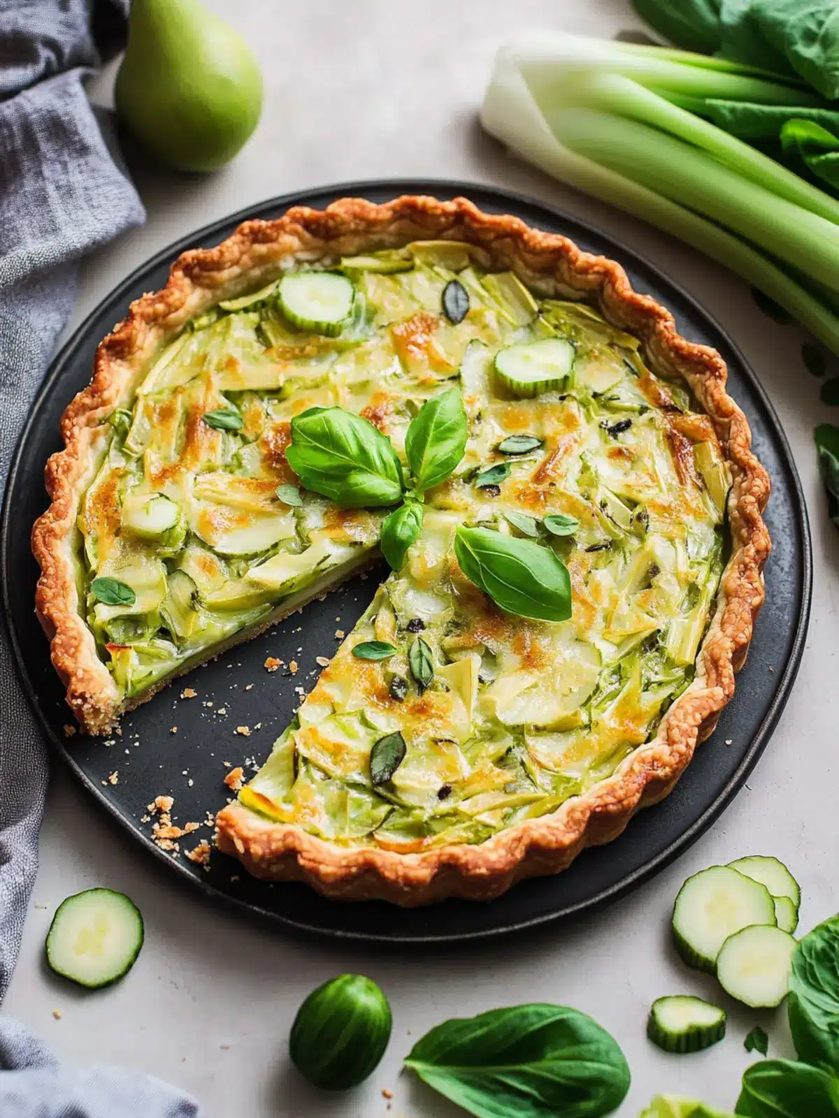 Delicious Vegan Leek Tart That's a Game-Changer for Dinner 4 Vegan Leek Tart