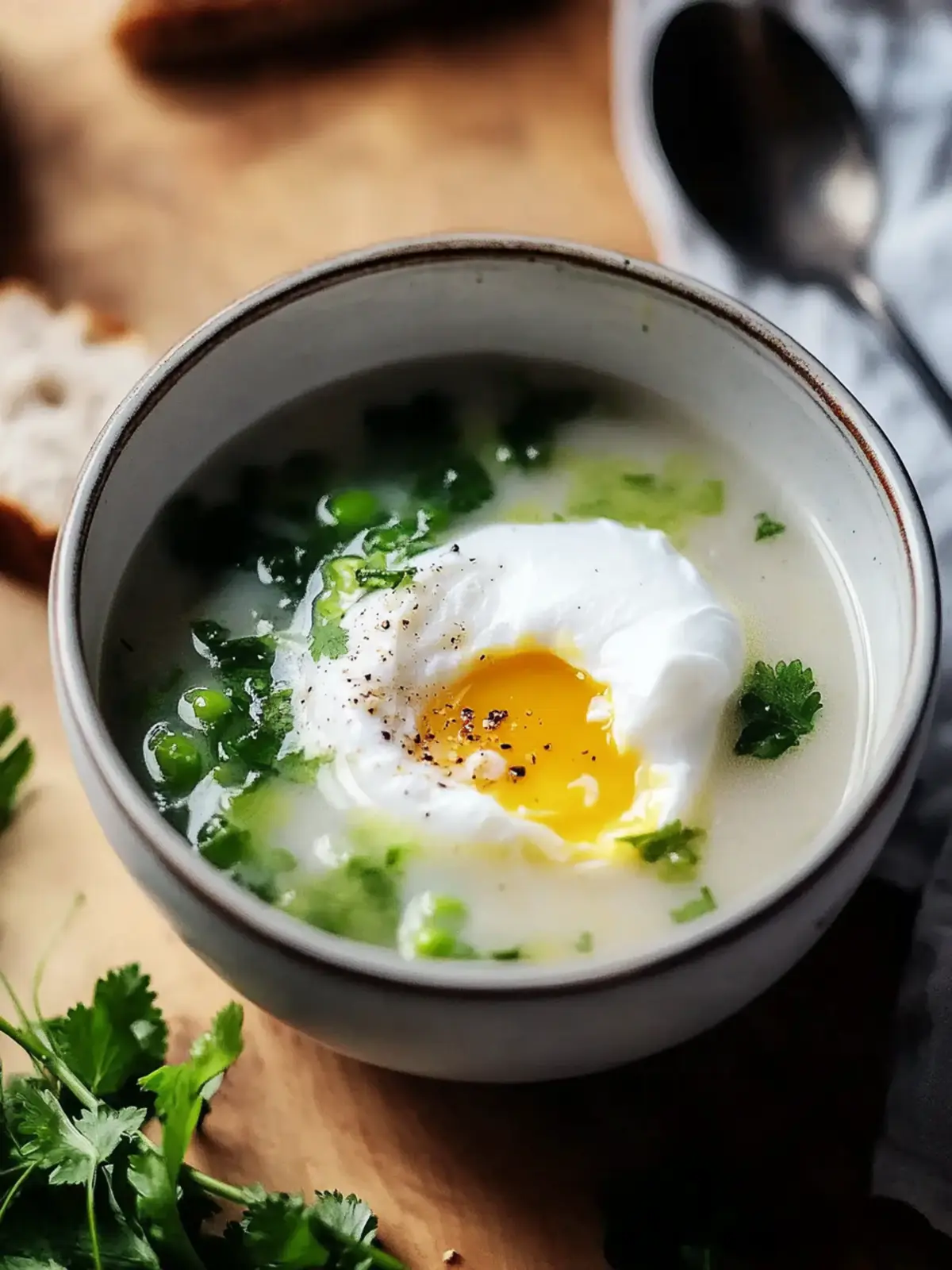Delicious Sipping Broth with a Poached Egg for Cozy Days 3 Sipping Broth with a Poached Egg