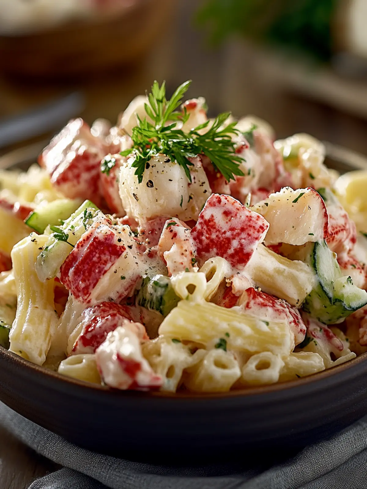 Creamy Lobster Roll Pasta Salad: Your Summer Showstopper 3 Lobster Roll Pasta Salad