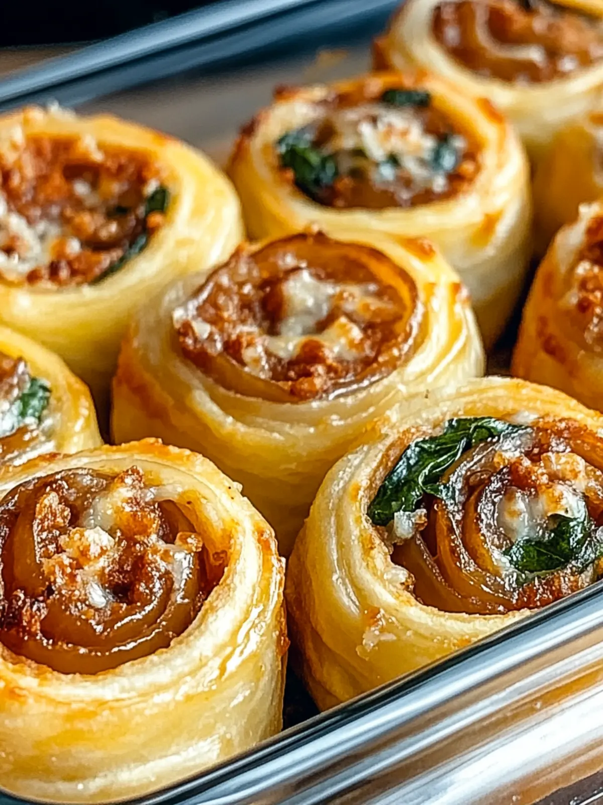 Mouthwatering Vegan Caramelized Onion & Spinach Pizza Rolls 2 Vegan Caramelized Onion & Spinach Pizza Rolls
