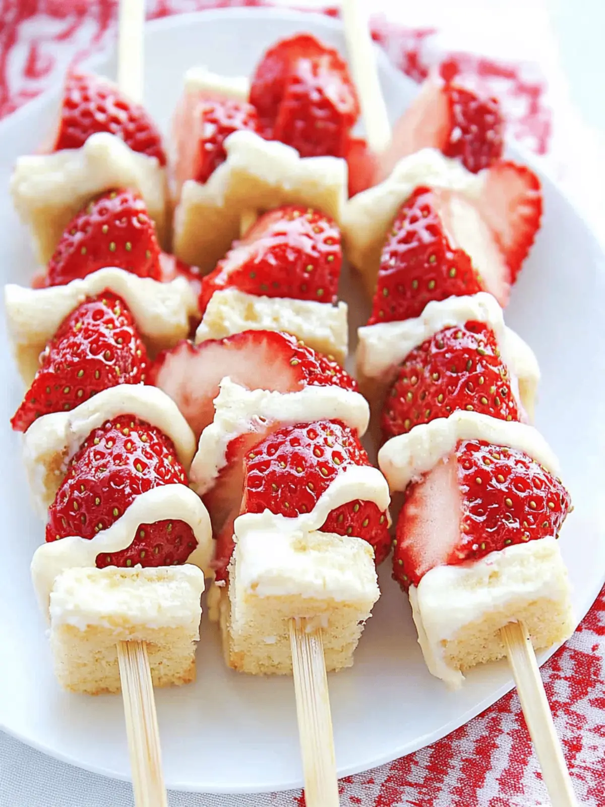 Delicious Strawberry Shortcake Kabobs for Sweet Moments 3 Strawberry Shortcake Kabobs