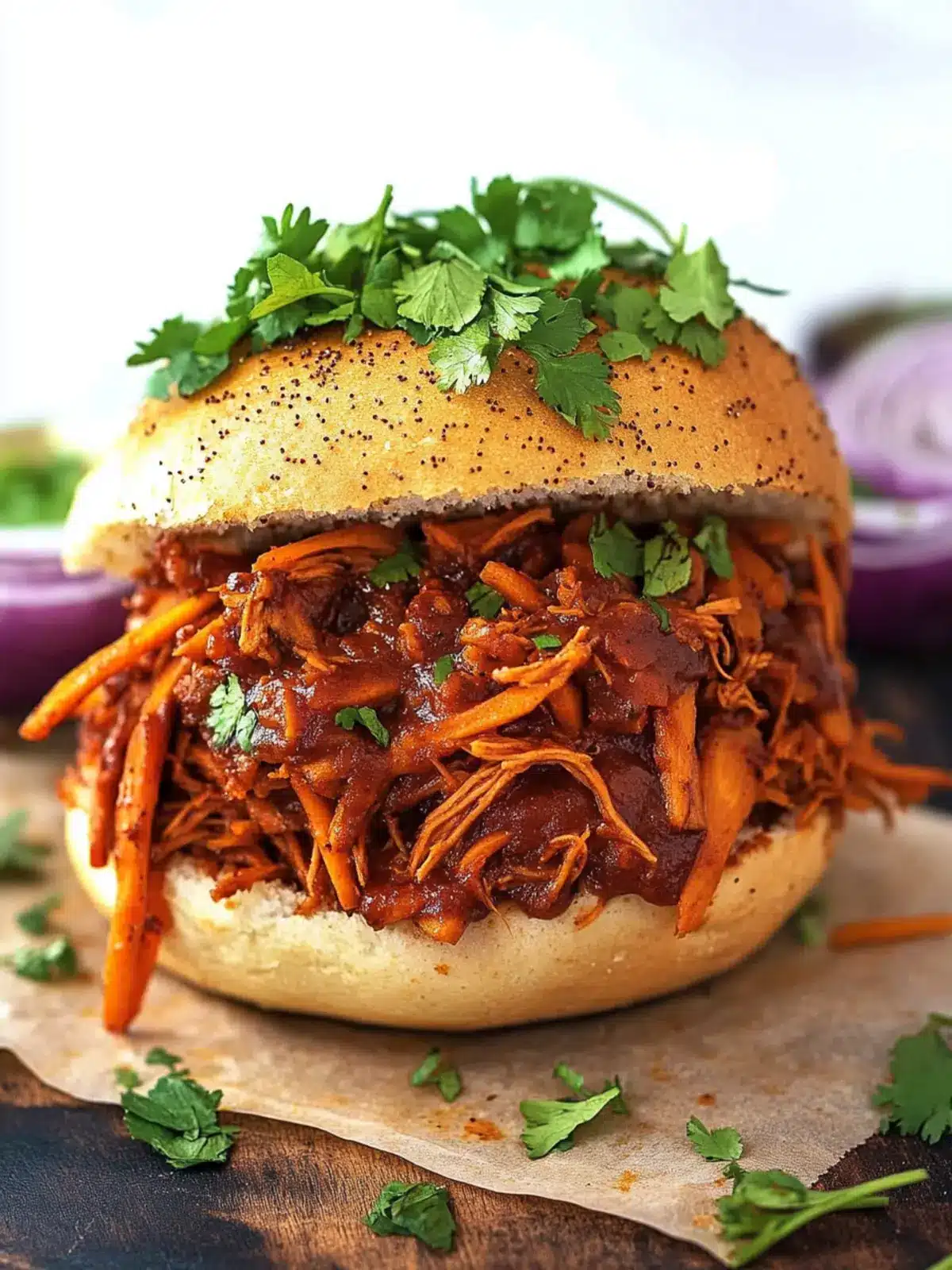 Savory Vegan Pulled BBQ Carrots That'll Wow Your Taste Buds 2 Vegan Pulled BBQ Carrots