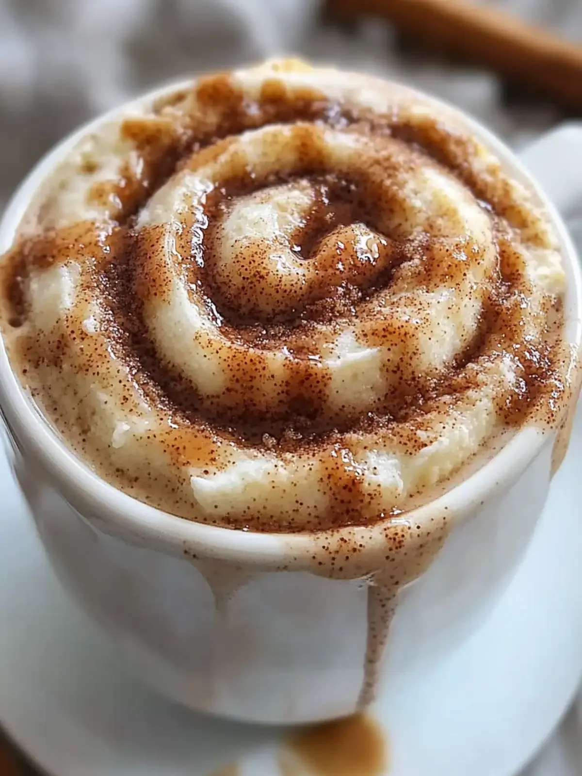 Delight in a Cozy Microwave Cinnamon Roll Mug Cake Today 2 Microwave Cinnamon Roll Mug Cake