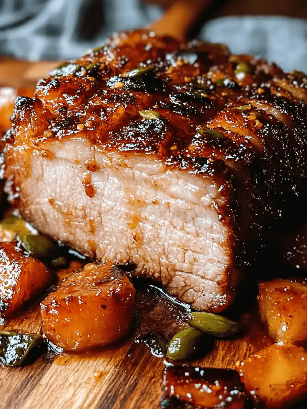 Roasted Honey Garlic Pork That's Sweet, Sticky, and Savory 3 Roasted Honey Garlic Pork
