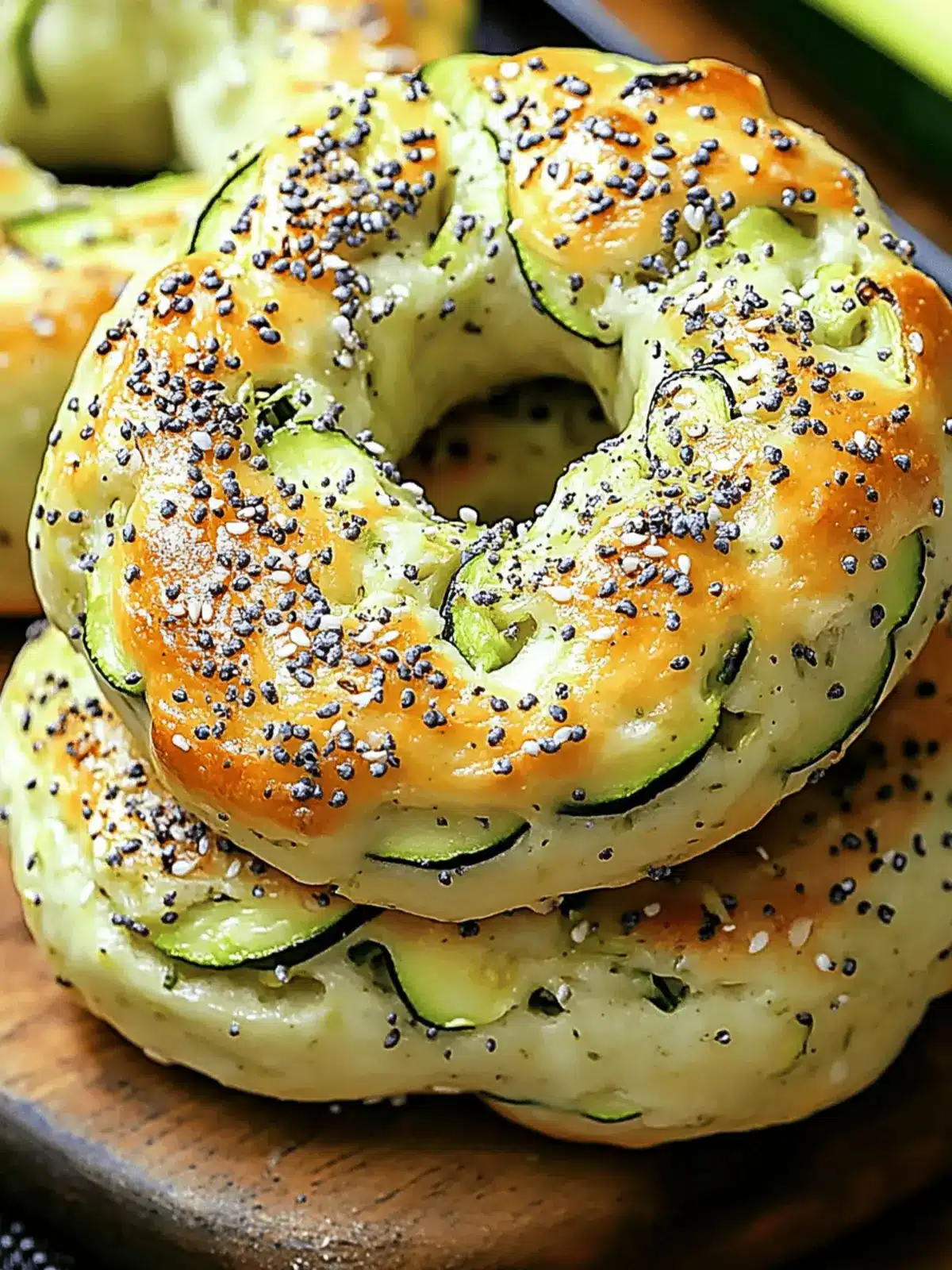 Easy Zucchini Bagels Keto, Gluten-Free, and Deliciously Chewy 3 Zucchini Bagels