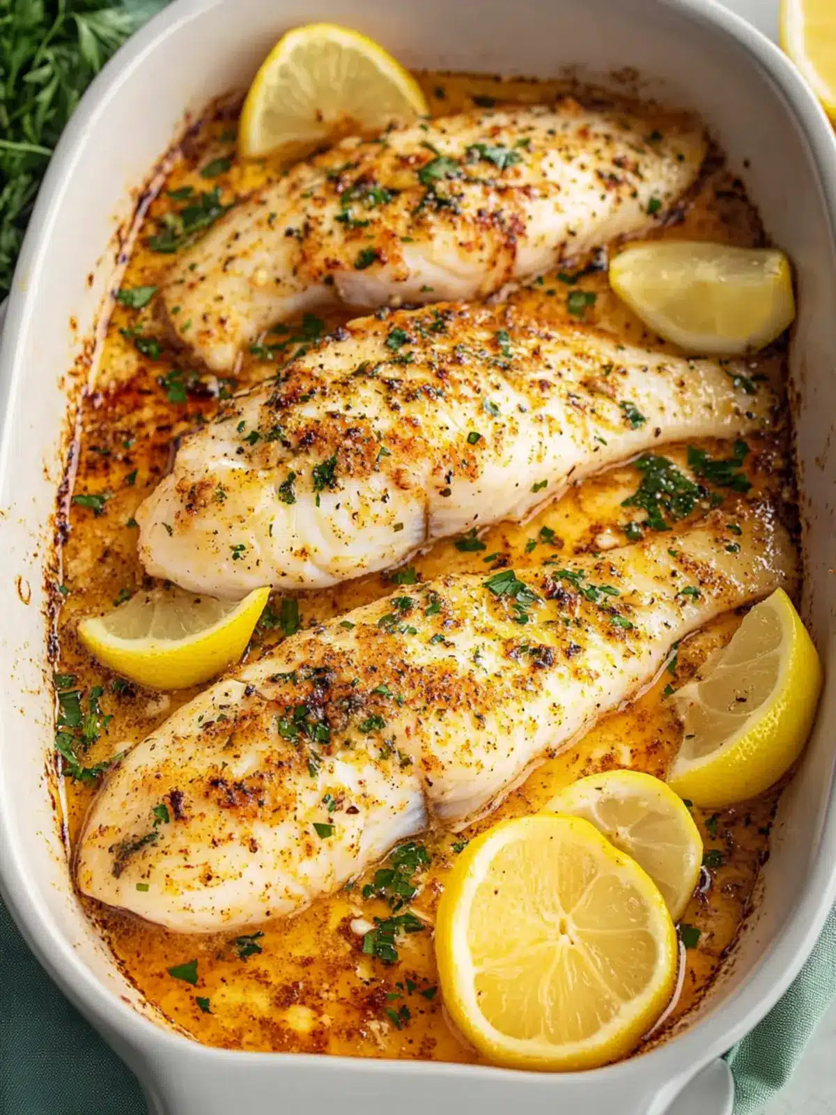Irresistible Garlic Butter Oven Baked Tilapia in 20 Minutes 3 Garlic Butter Oven Baked Tilapia