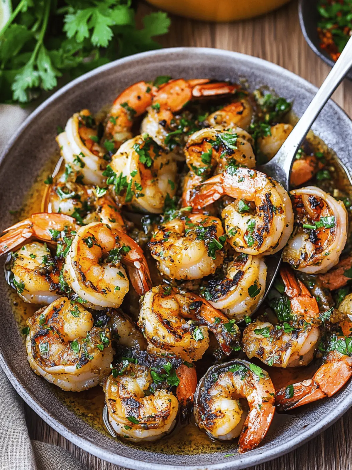 Savory Pan Seared Chimichurri Shrimp for a Flavorful Feast 4 Pan Seared Chimichurri Shrimp