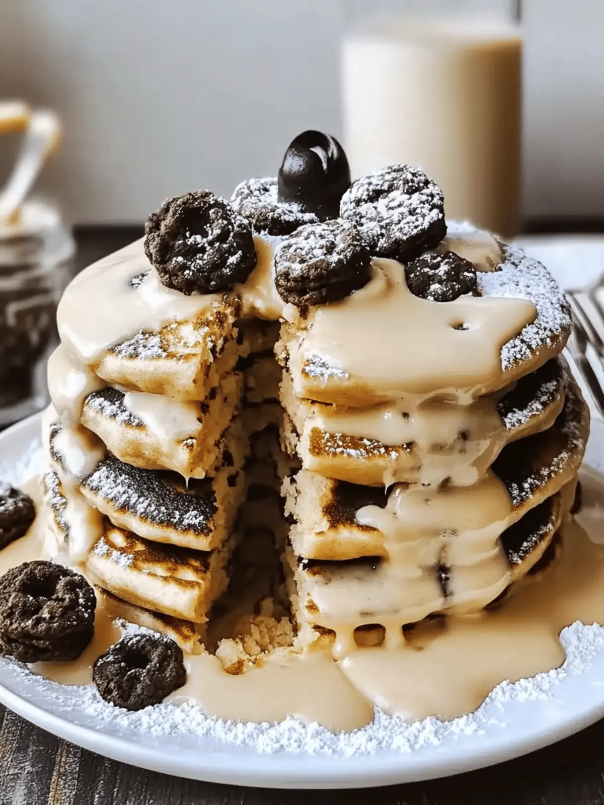 Milk n Cookies Pancakes for a Sweet Breakfast Escape 3 Milk n Cookies Pancakes