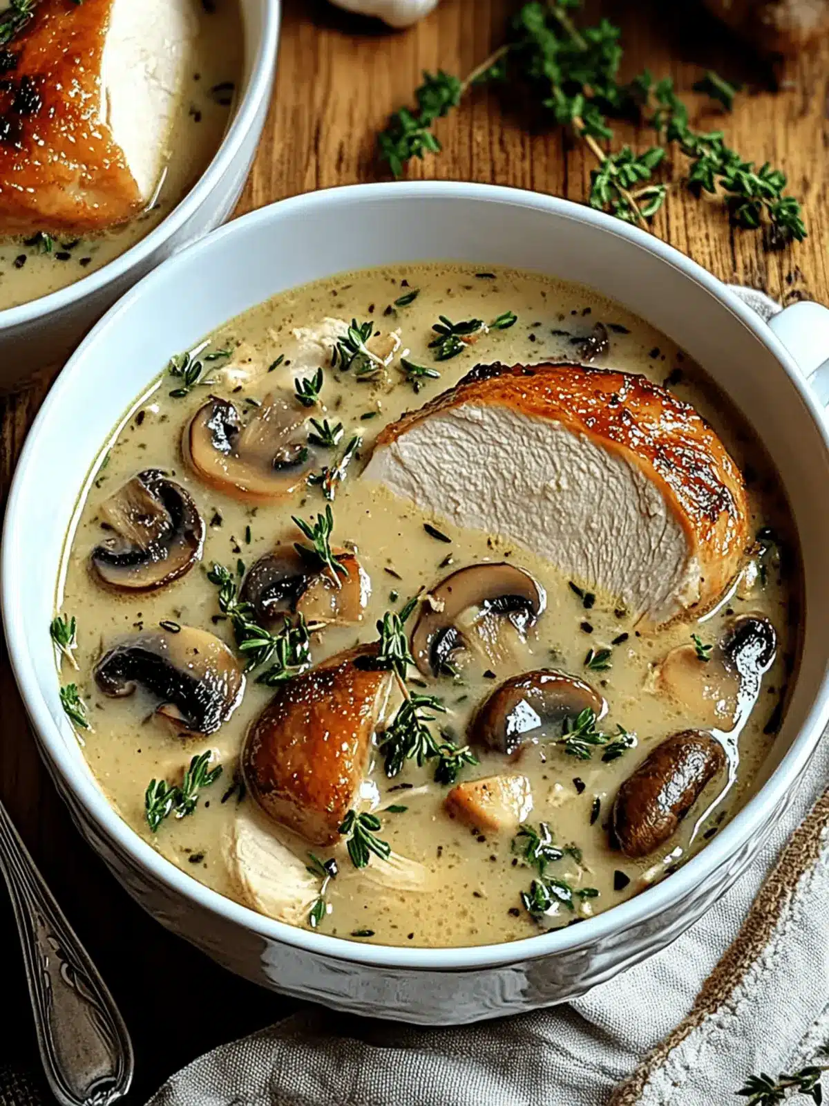 Creamy Rotisserie Chicken Mushroom Soup for Cozy Nights 3 Rotisserie Chicken Mushroom Soup